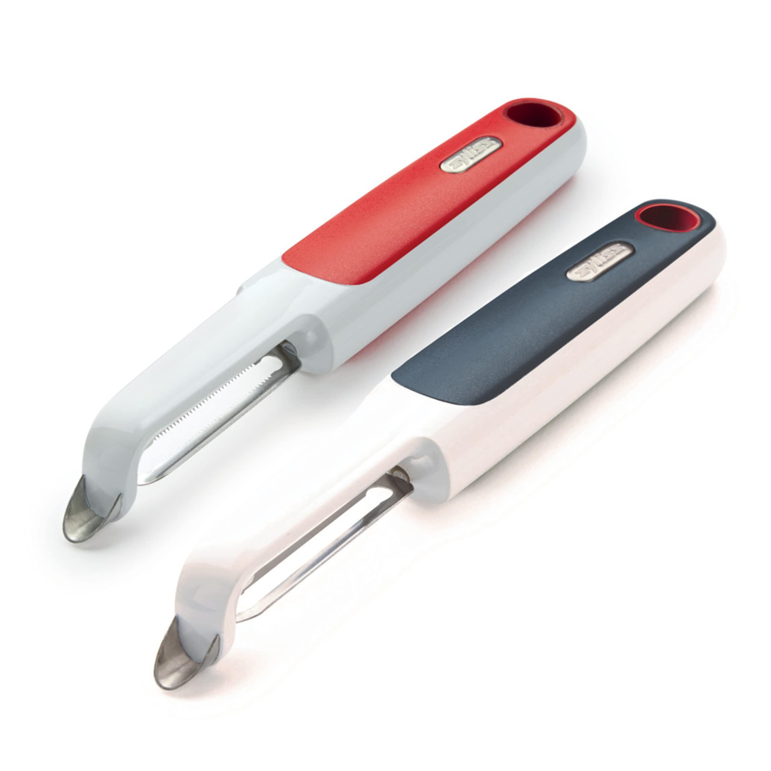 Zyliss 2-Piece Swivel & Soft-Skin Peeler Value Set - Potato, Cucumber And Carrot Vegetable Peeler - Tomato And Peach Fruit Peele