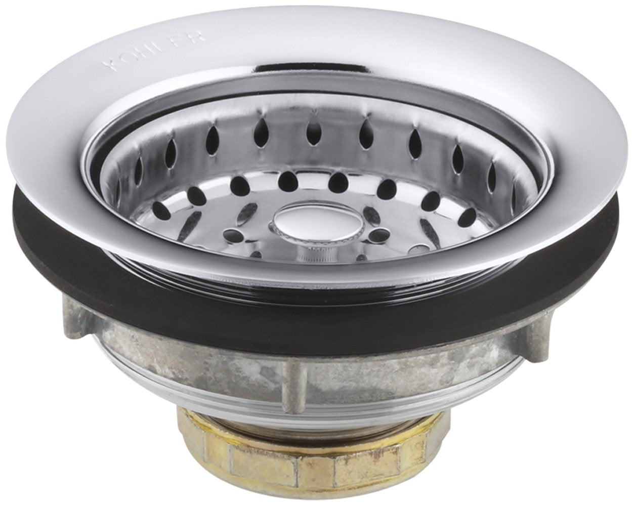 Stainless Steel Sink Strainer For 3-1/2'' To 4'' Outlet