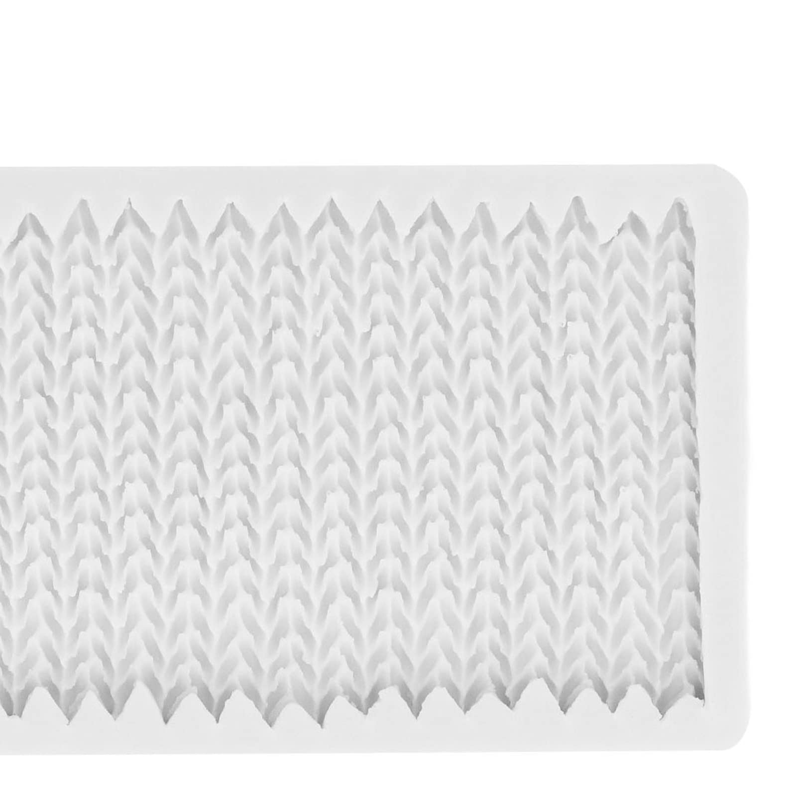 Fondant Ribbed Knit Border, Silicone Jumper Knitting Texture Silicone For Fondant Chocolate Cake Decoration