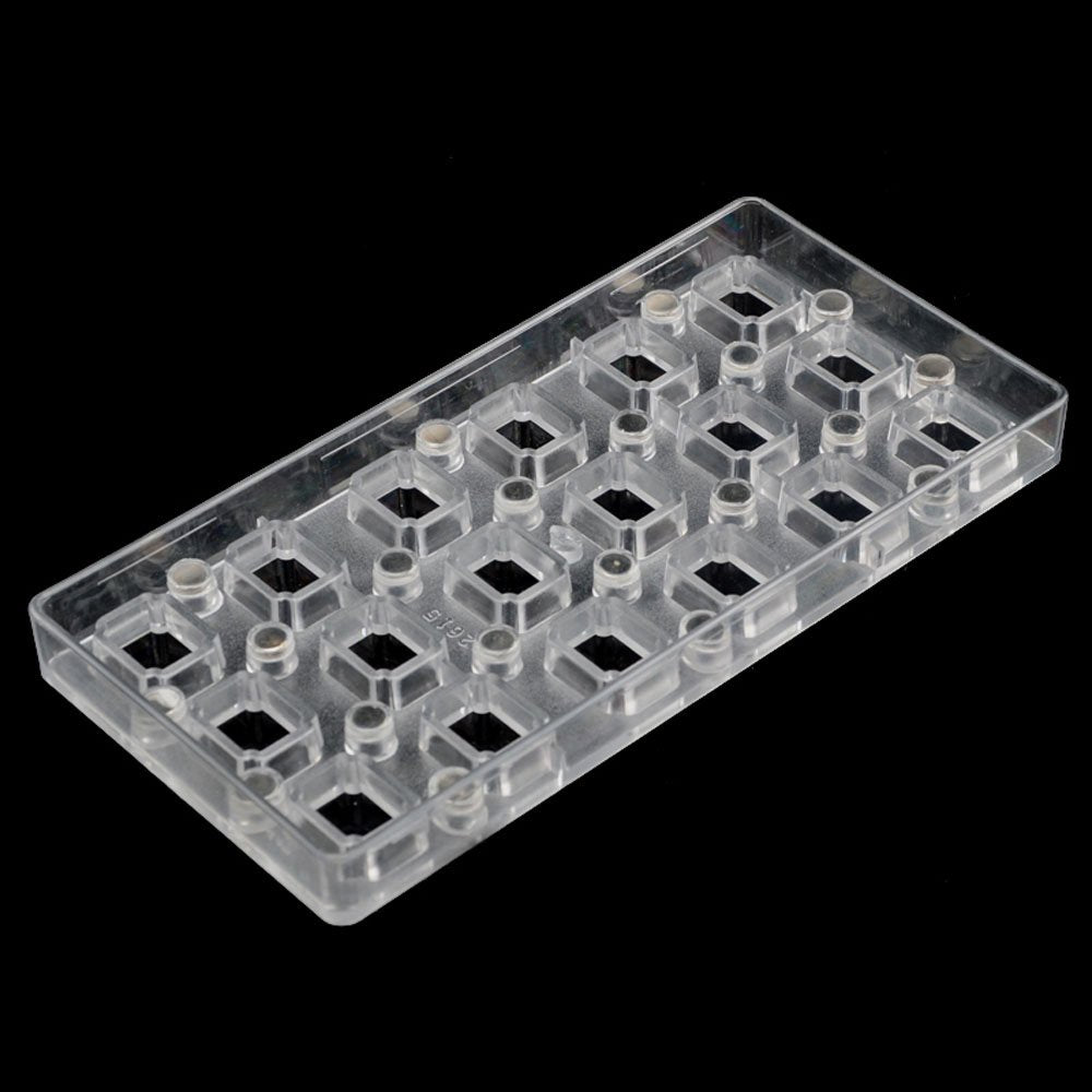 Chocolate Transfer Sheet Mold Polycarbonate Chocolate Mold Diy Handmade Chocolate Magnetic Chocolate Mold Candy Mould Oblong Sha