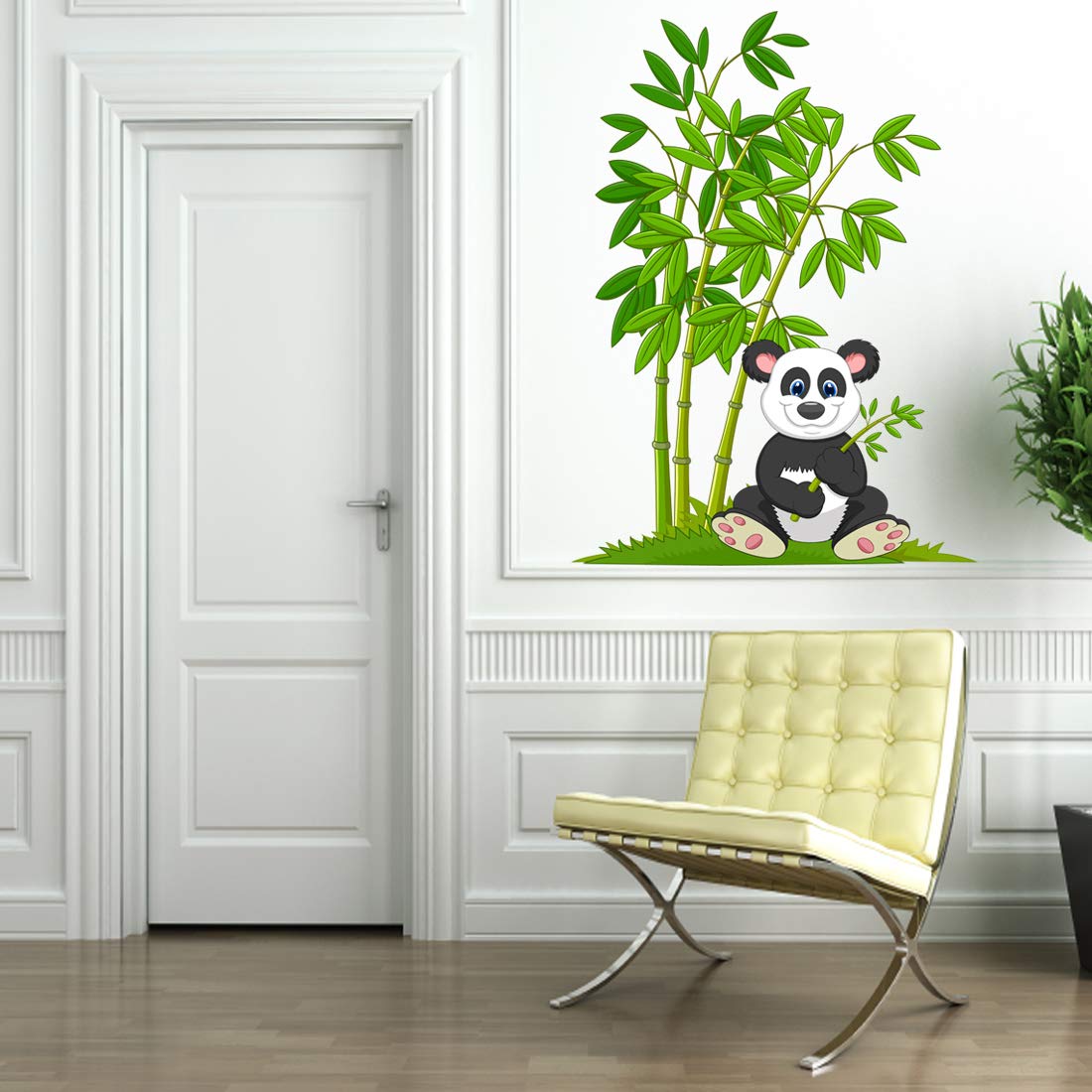 Rangoli God & God Modern Art Wall Sticker For Room With White Glossy Vinyl Multicolour Art 540