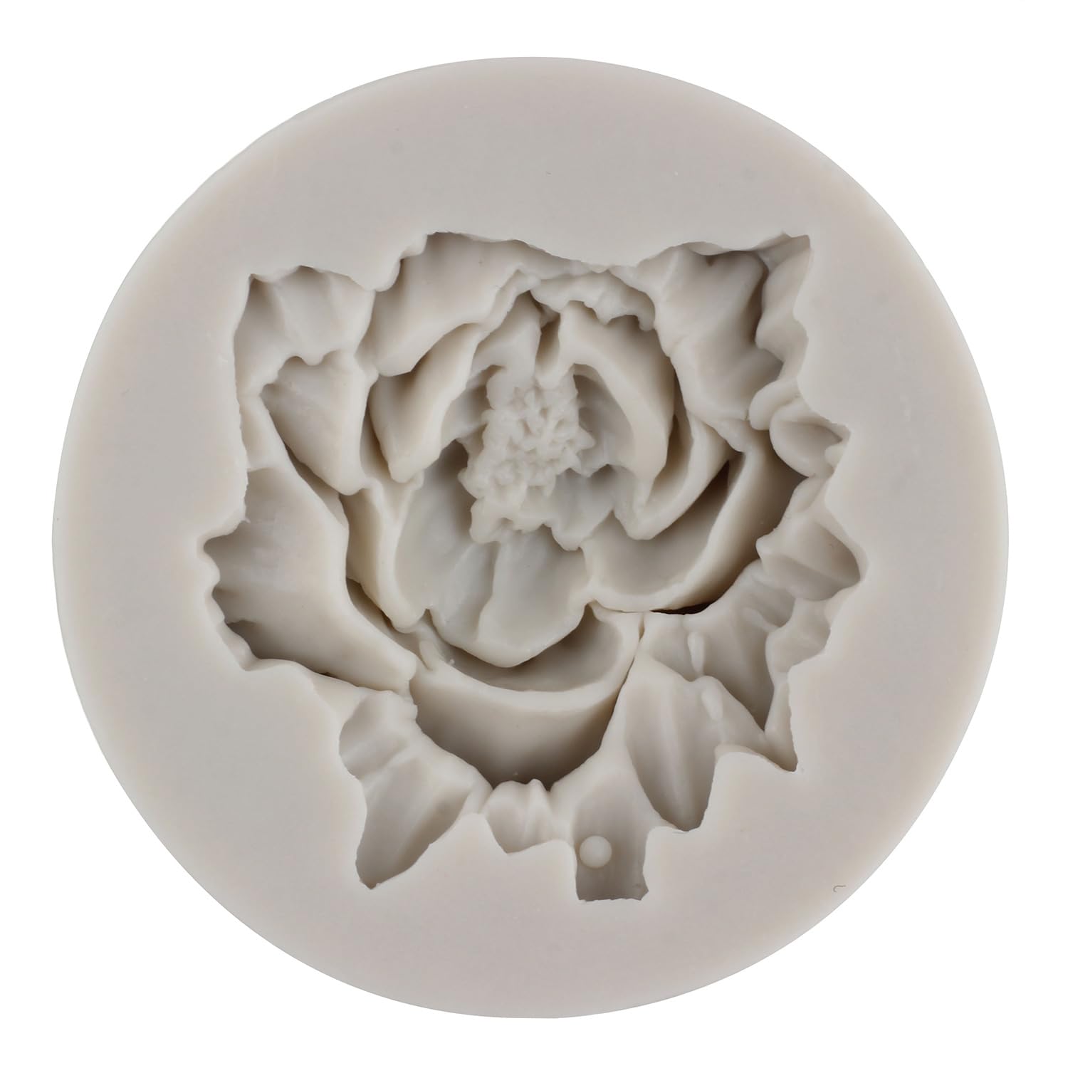 Sijiangmold Peony Flower Silicone Fondant Mold For Cupcake Topper Cake Decorating Chocolate Candy Craft Gum Paste Set Of 4