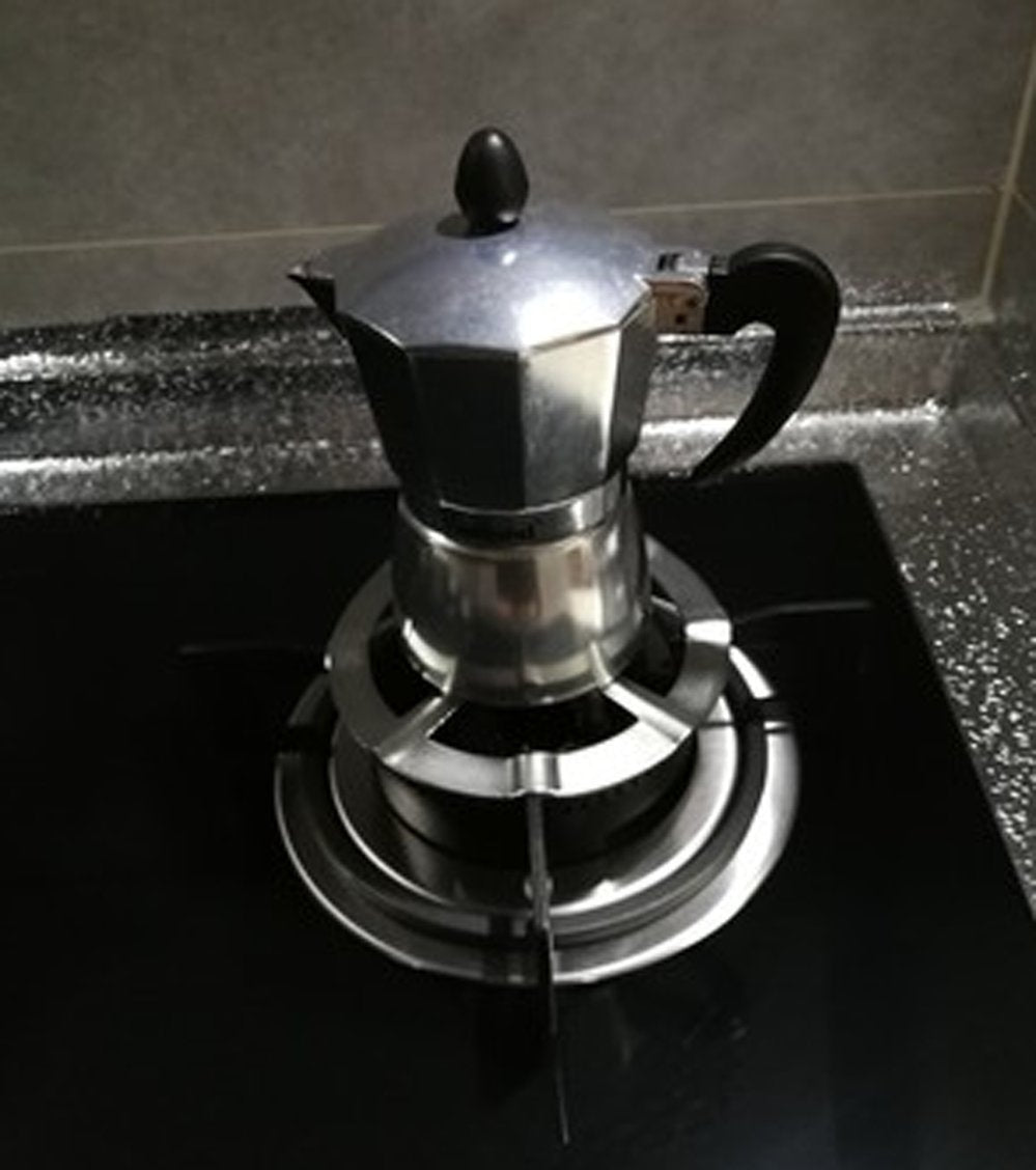 Non Slip Stove Stand/Moka Pot Holder/Coffee Pot Holder/Gas Range Burner Grate/Gas Oven Burner Grates Pan Holder Stand Stove Rack