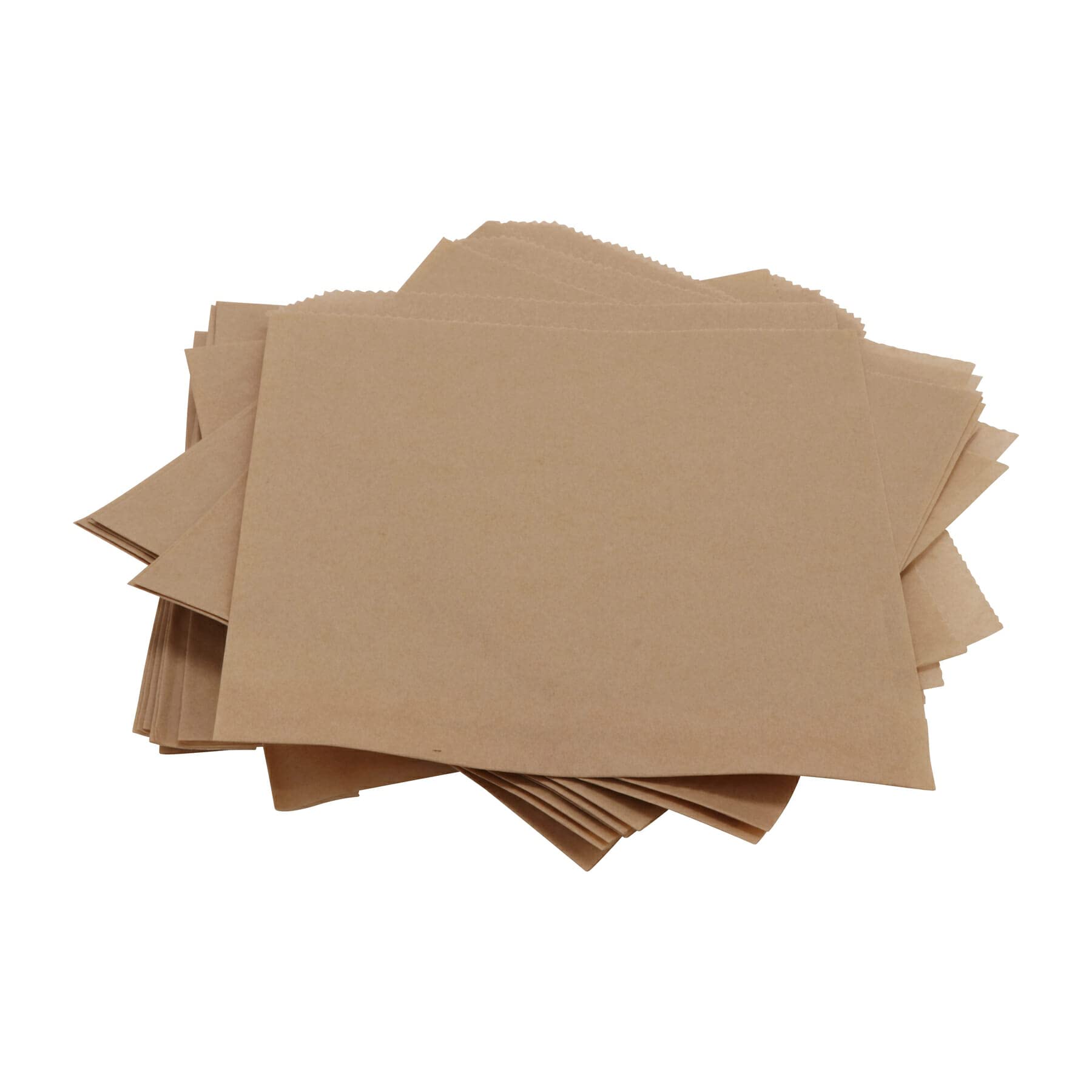 G.E.T. 4-T1020 Appetizer / Serving Basket Tissue Liner Paper, 5.5 x 5.5, Brown (Case of 2000)