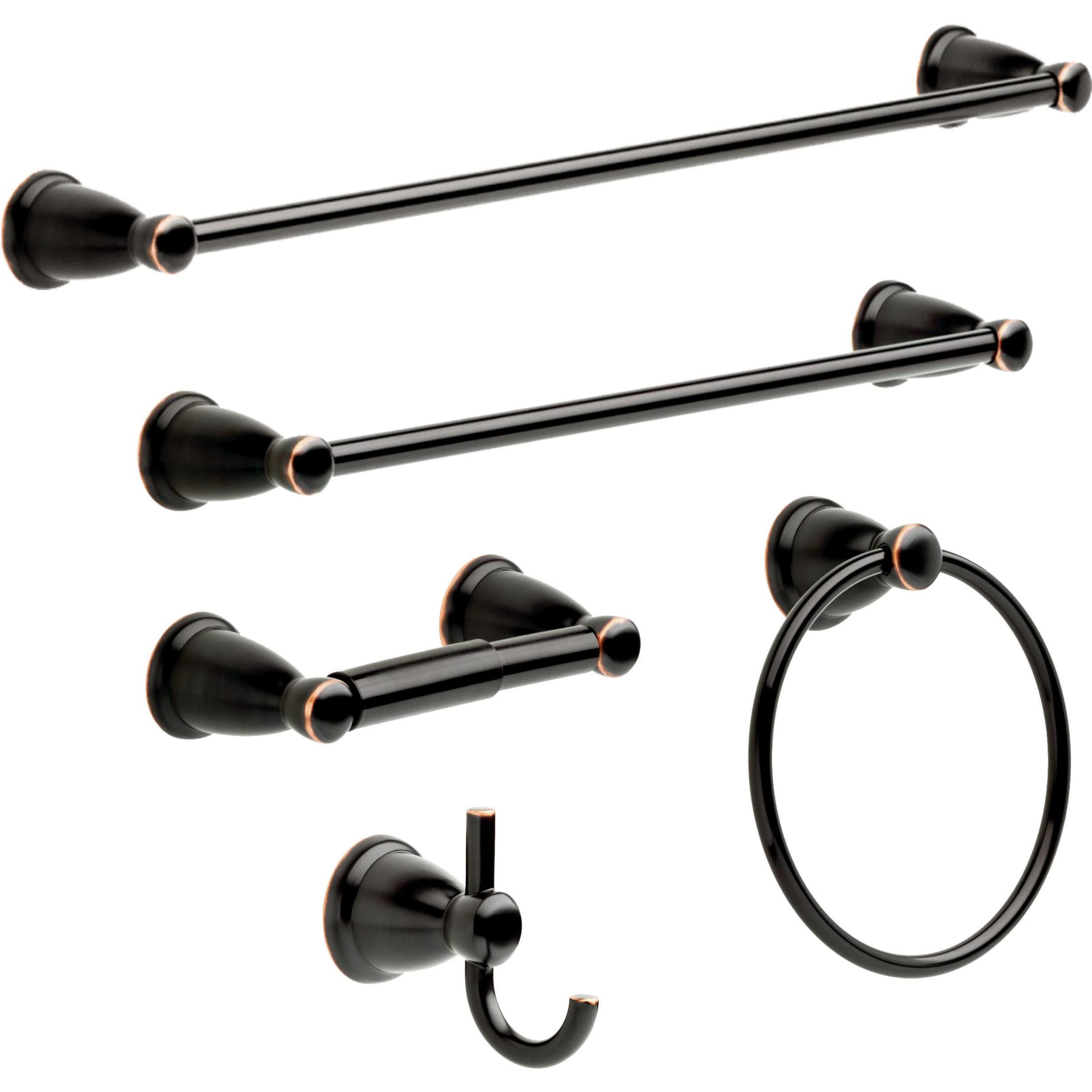 Franklin Brass Kinla -towel Ring  Oil Rubbed Bronze  -bathroom Accessories  KIN46-ORB-1 6.38 x 2.36 x 7.24 Inches