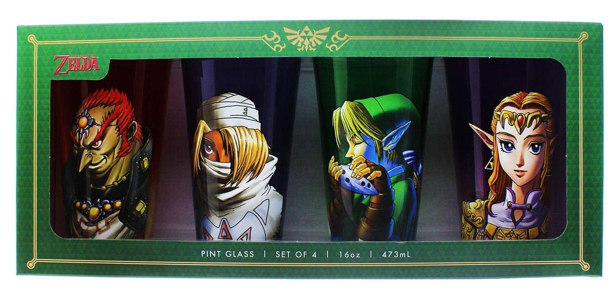 Zelda Glass Pint 4 Pk