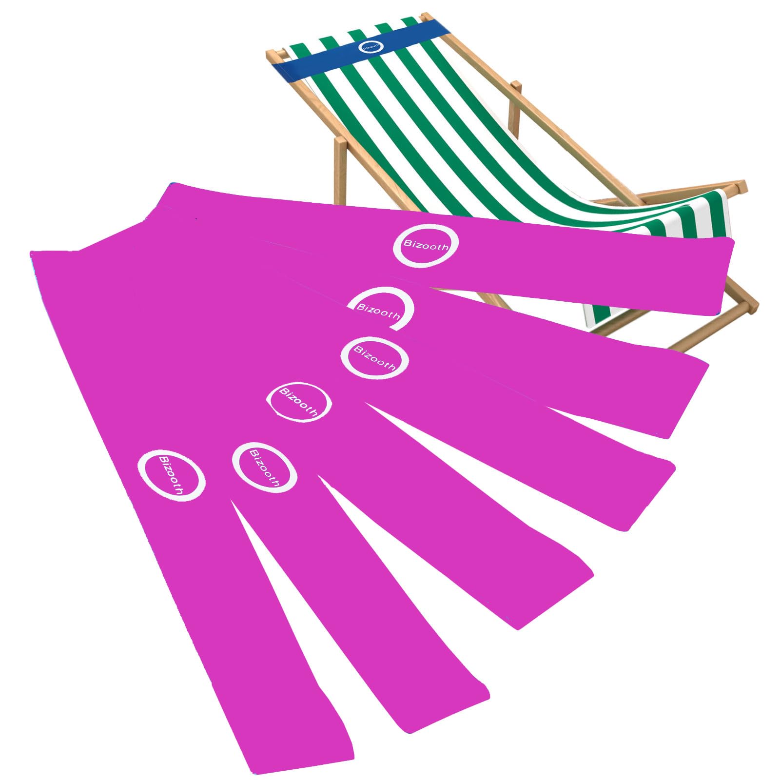 Bizooth 6 Pack Beach Towel Bands,Beach Chair, Pool Chairs & Cruise Ship Essentials,Windproof Towel Holder Cruise Bands For Towel