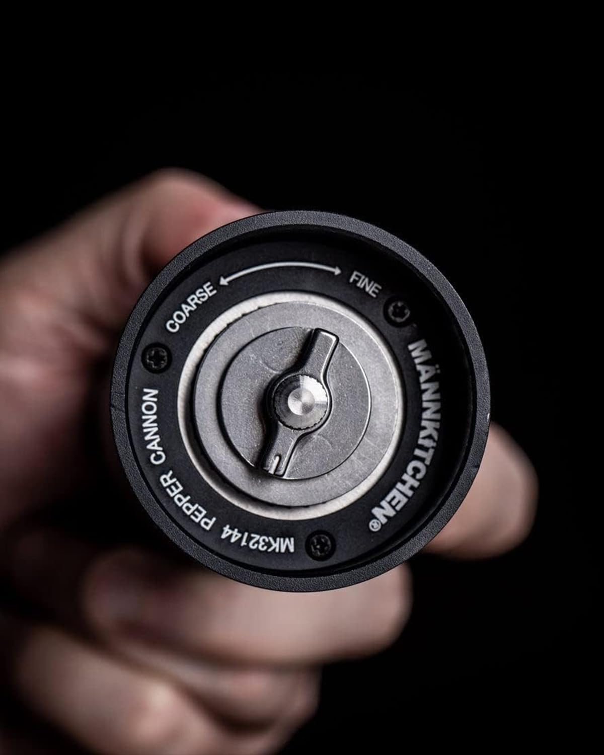 Mannkitchen Pepper Cannon - Professional Grade Heavy Duty High Output Pepper Mill