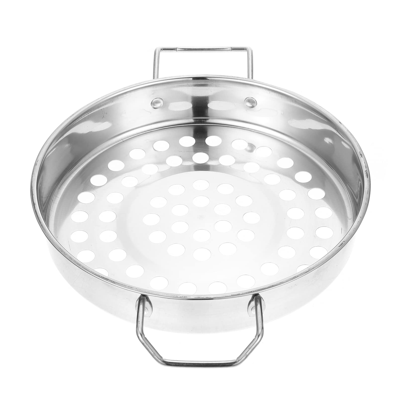 Housoutil Stainless Steel Colander Strainer - Metal Strainer With Large Holes Pasta Strainer With Handle - Kitchen Strainer For