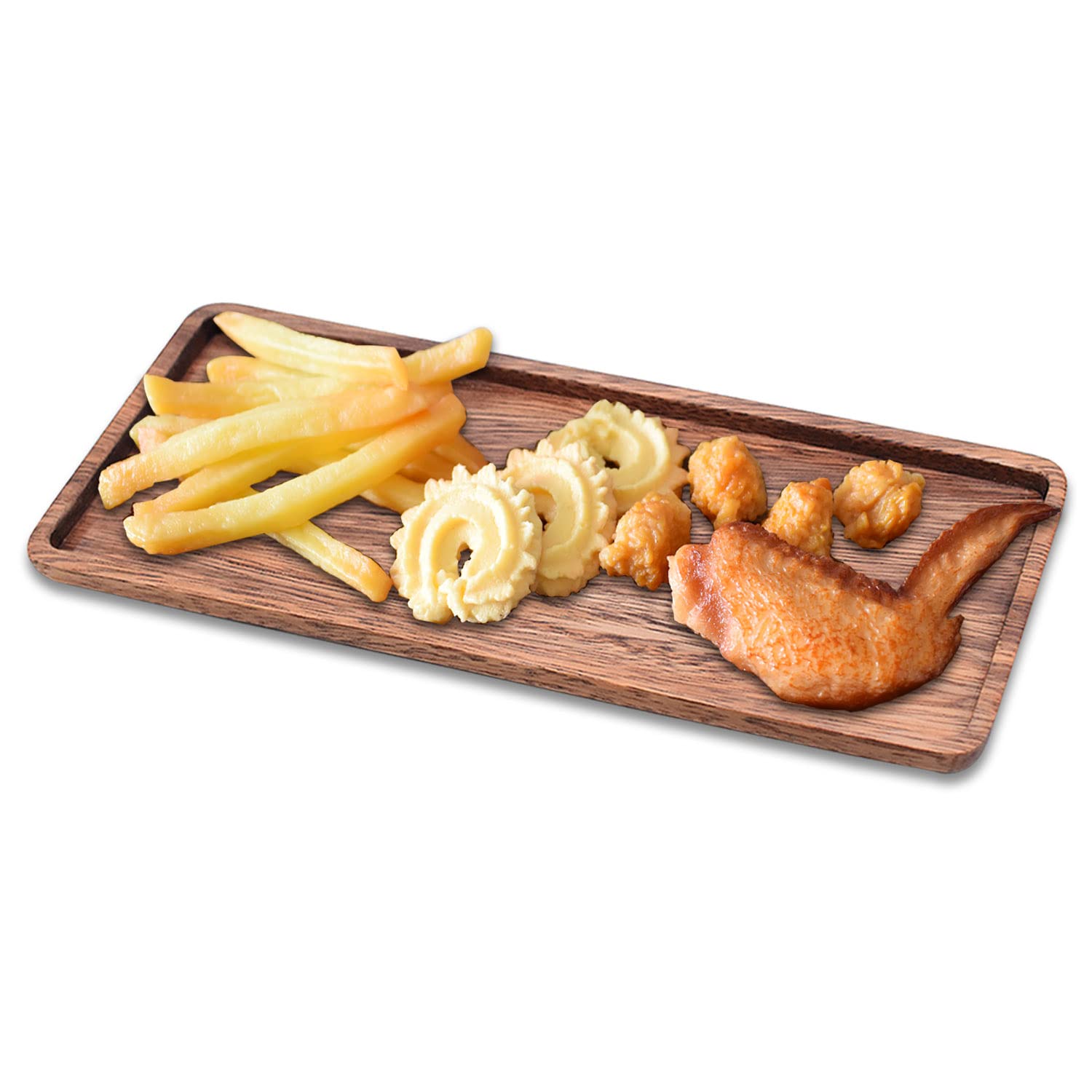 13.8 Inch Solid Wood Serving Platters And Trays Of Natural Acacia Wood Log Charcuterie Boards,Cheese Board