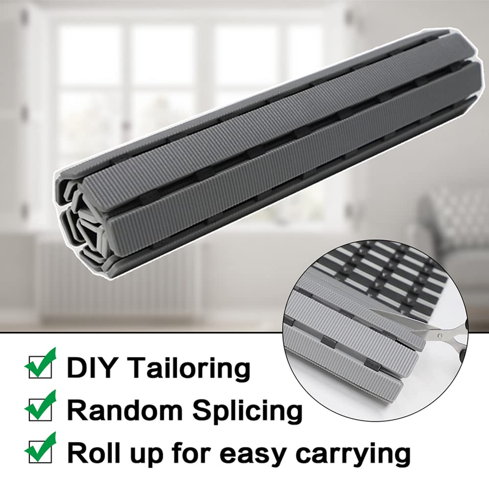 Bemiso Shower Mat Non Slip Bathtub Mat With Suction Cups And Drain Holes 27.5 X15.7 Inch Bath Mat For Tub & Shower.Easy Dry,Easy