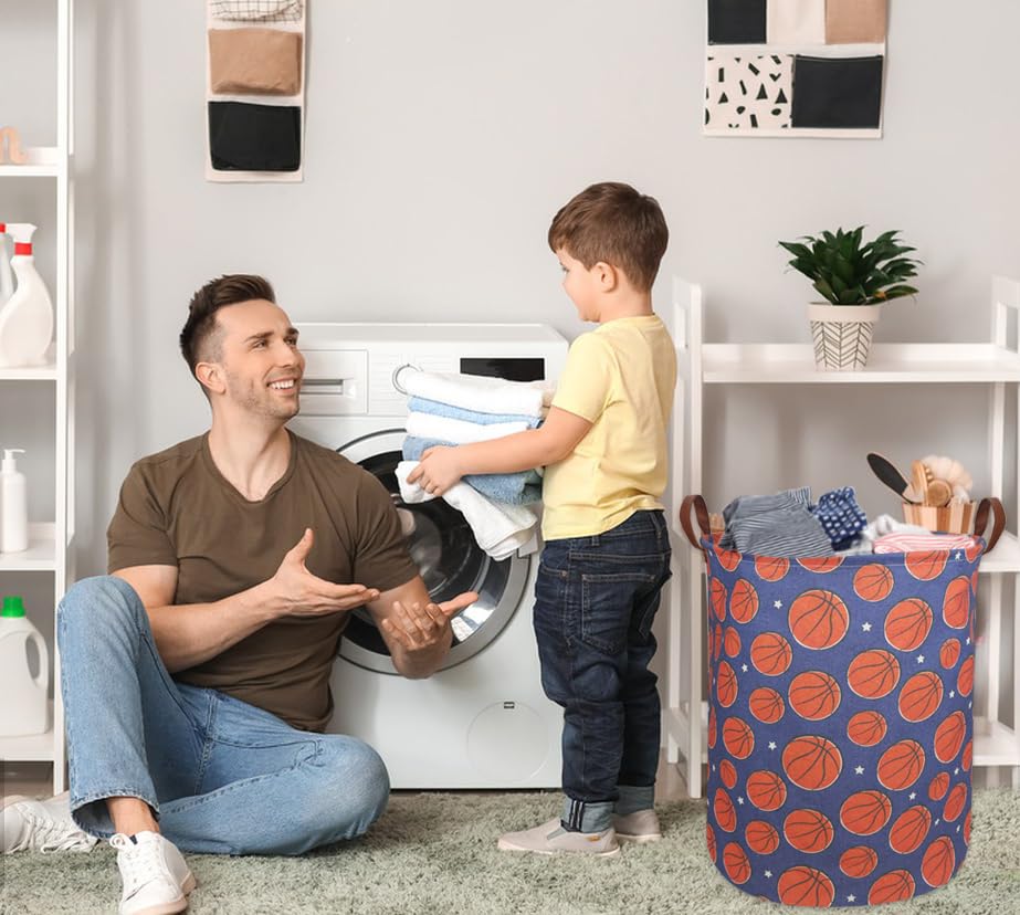 Ddbasket Kids Laundry Hamper Basketball Hamper For Nursery Boy And Girl Basketball Hamper Cute Kids Toys Storage Bin Organizer B