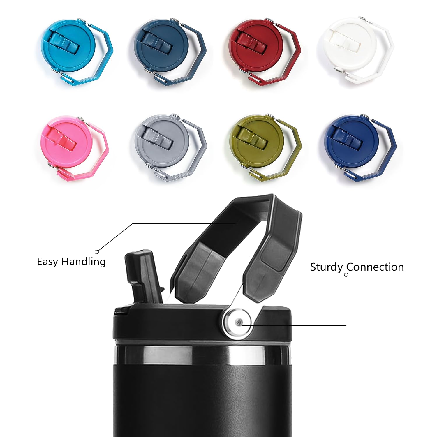 Qwpmvhsak 30 Goth Tumbler With Handle Lid And Straw,Sun And Moon Cup Gothic Witch Coffee Travel Mug Cup,Astrology Witchy Gifts F