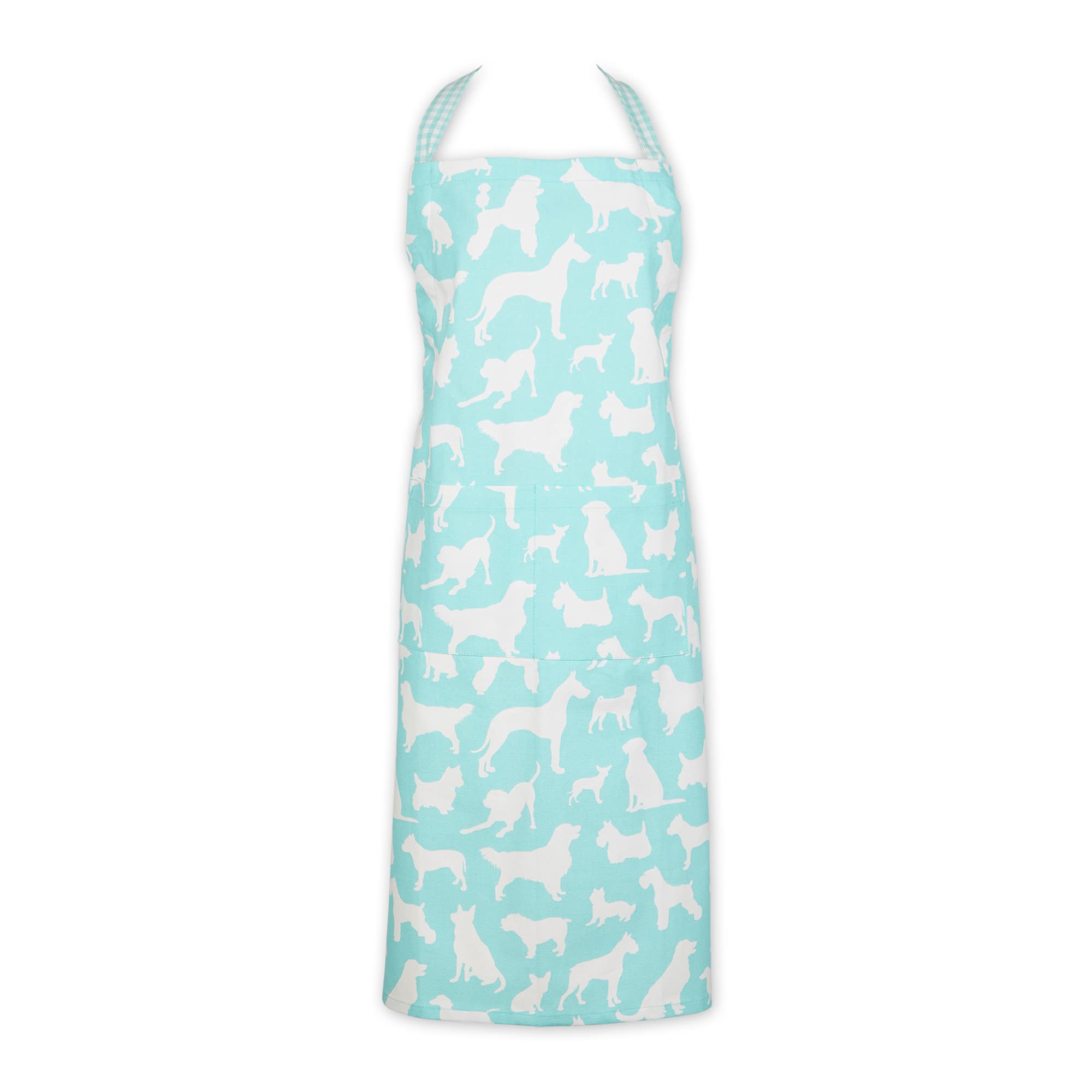 AQUA DOG PRINT CHEF APRON