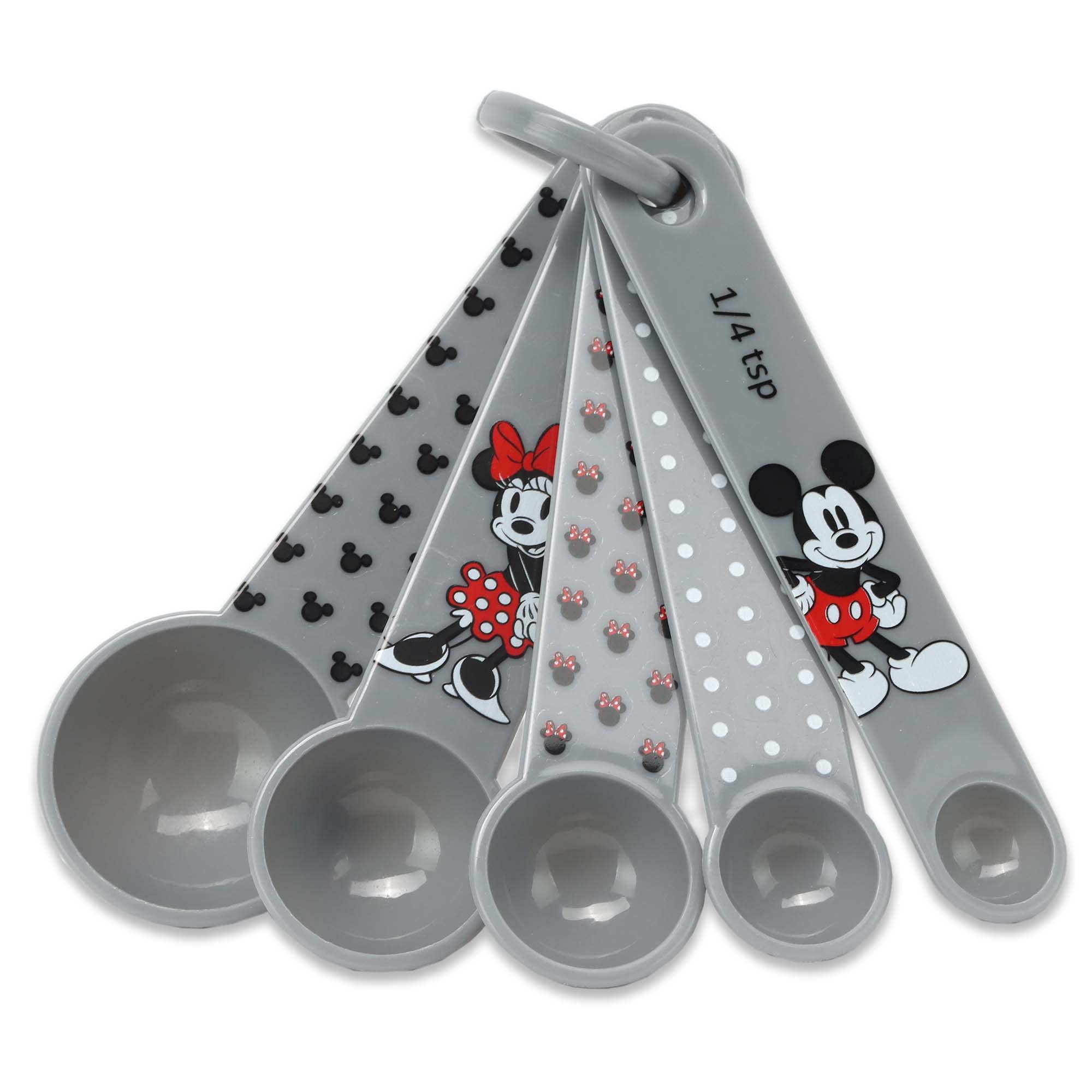 Disney Mickey And Minnie Mouse Measuring Spoons - Adorable Mickey Mouse Measuring Spoons For Kitchen