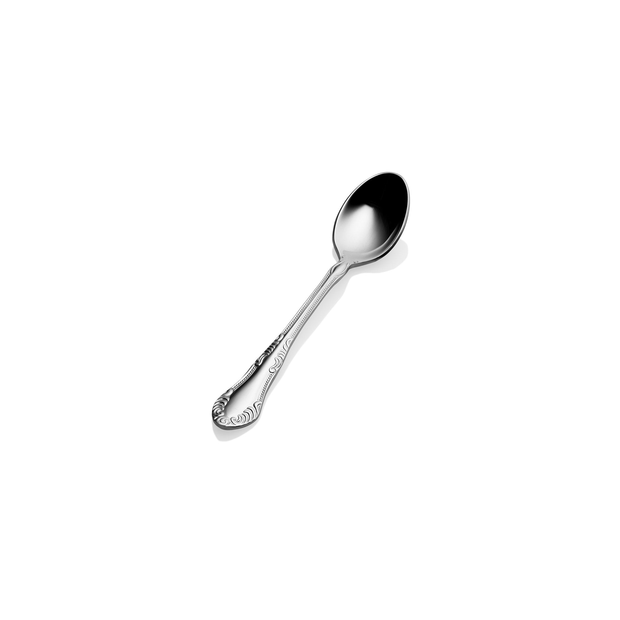 Bon Chef S2516 Stainless Steel 18/8 Elegant Demitasse Spoon, 4-51/64'' Length (Pack Of 12)