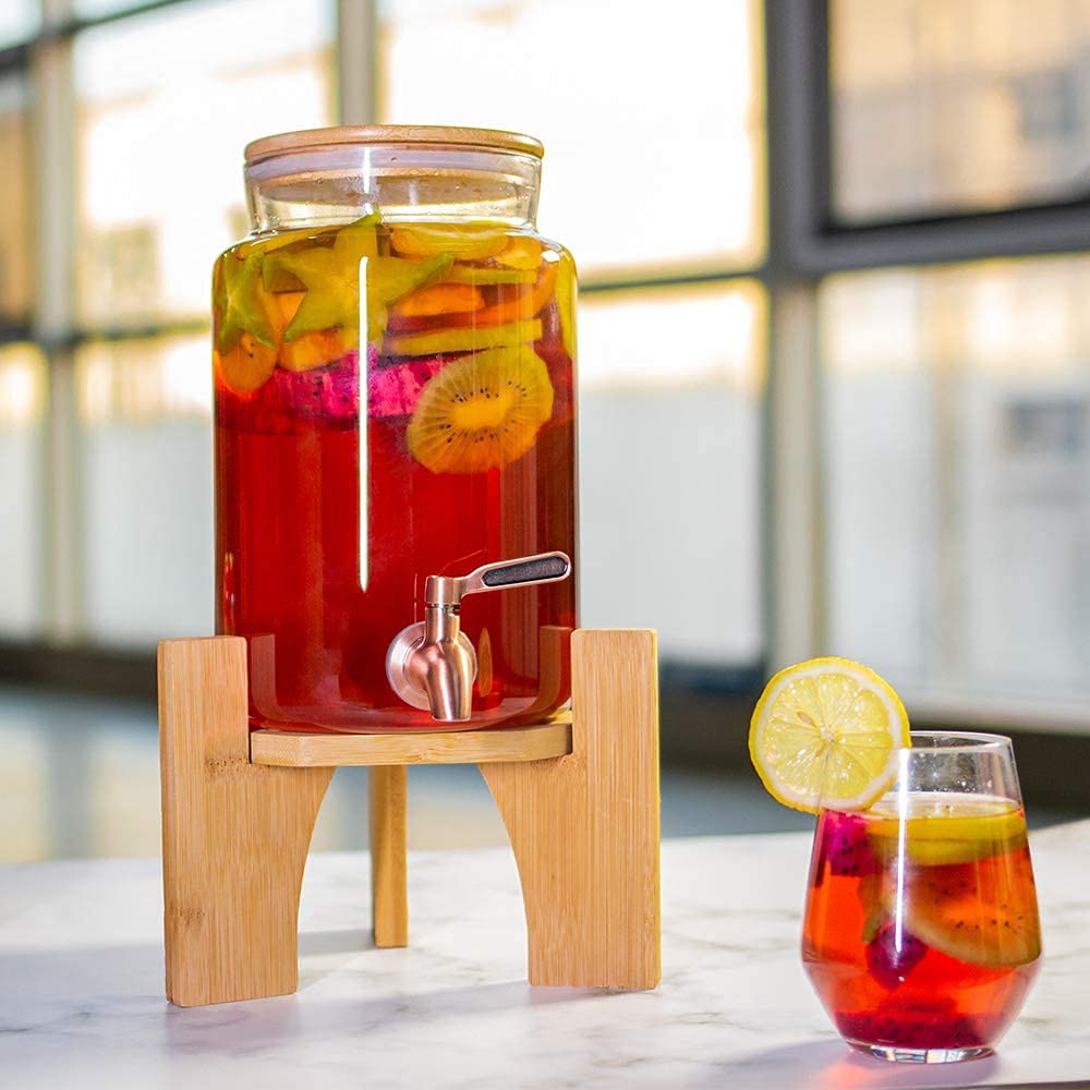 Hgzaccompany 2 Pack Stainless Steel Replacement Spigot For Beverage Dispenser,Metal Spout For Beverage Dispenser Carafe,Water Di