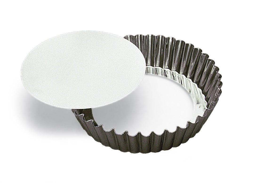 Sci Scandicrafts Fluted Deep Tart/Quiche Mold, Removable Bottom 8-Inch Diameter By 1.75-Inch Deep