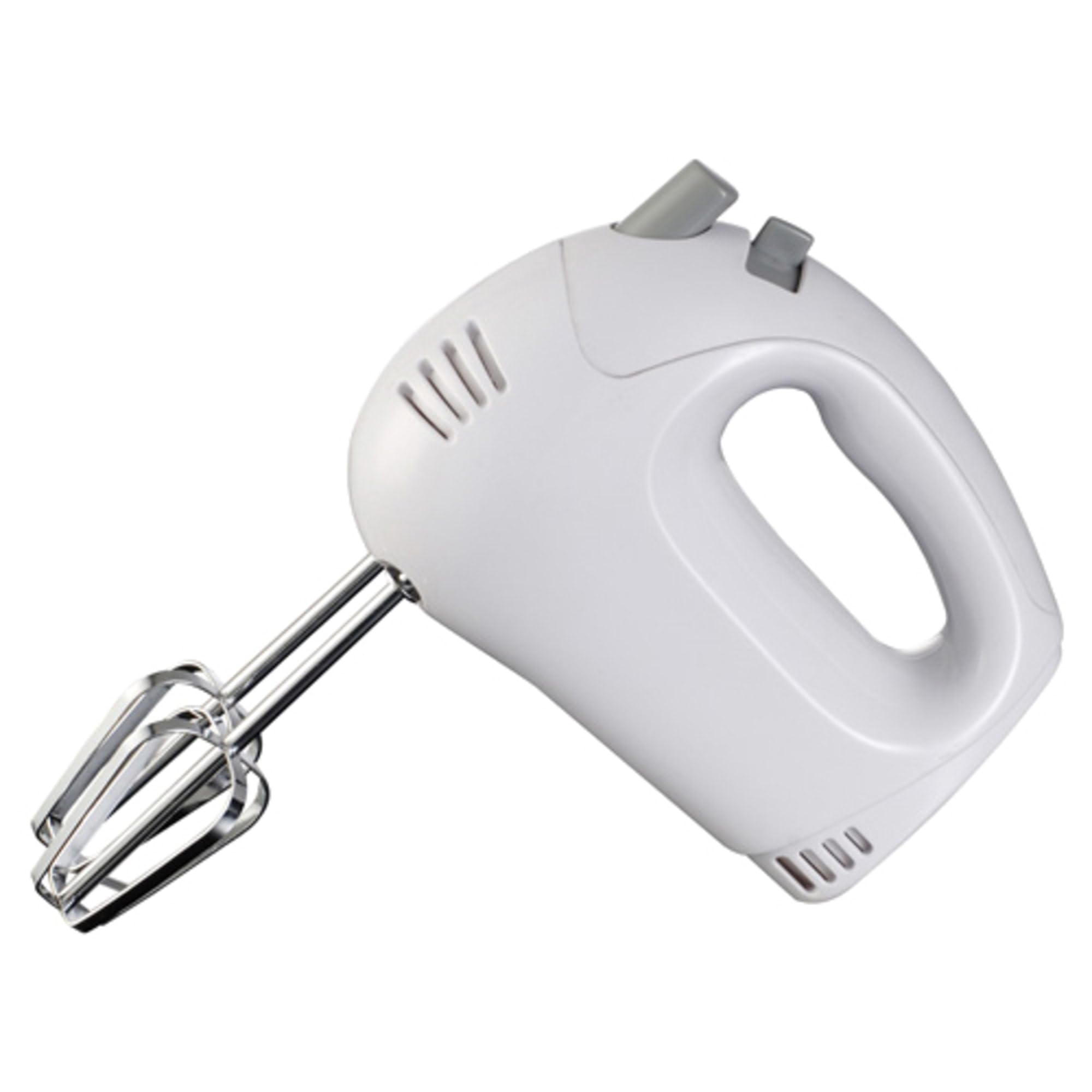 Brentwood Electric Hand Mixer, Lightweight 5-Speed, White