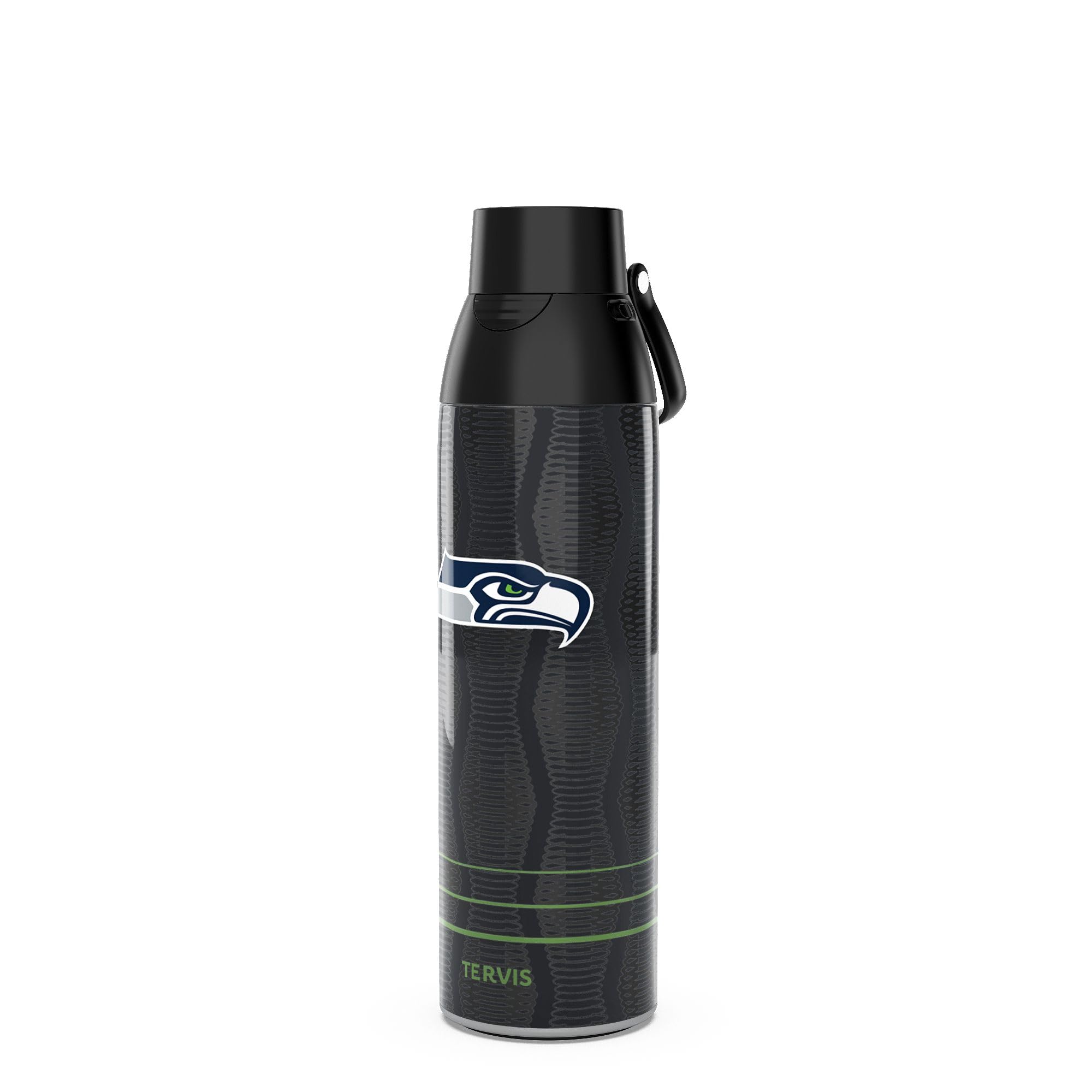 Tervis Venture Water Bottle NFL Seattle Seahawks - Full Speed Triple Insulated Tumbler Travel Cup Keeps Drinks Cold & Hot, 26oz,