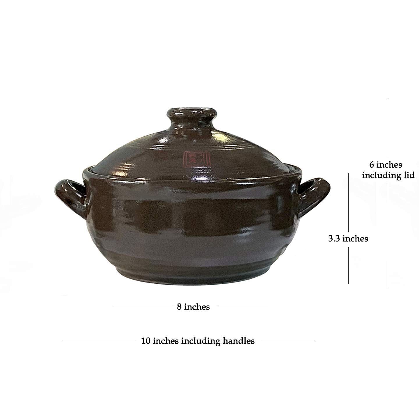 Onggijonggi Korean Earthenware Clay Hot Pot (1400Ml)