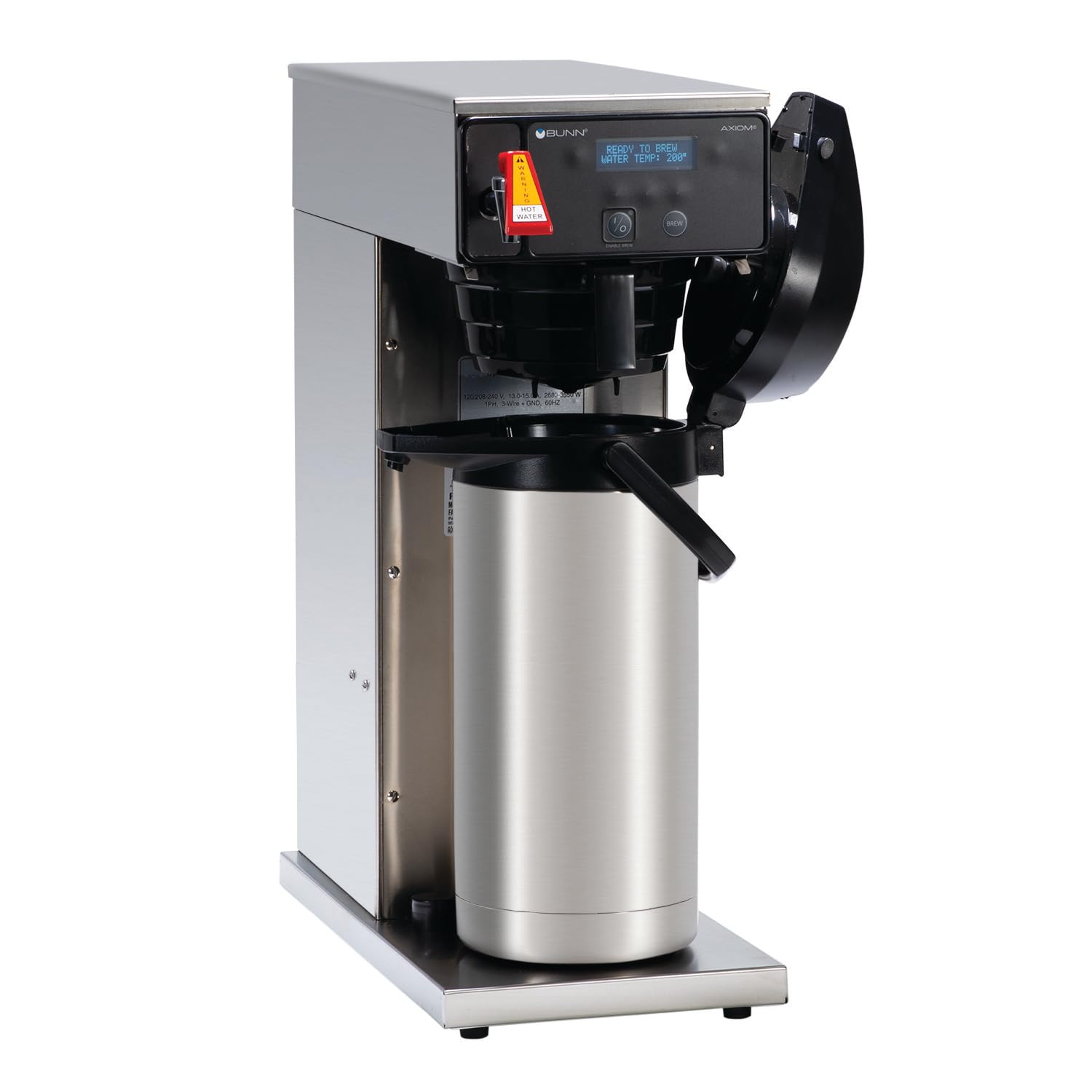 BUNN DV APS Axiom Dual Voltage Airpot Coffee Brewer with LCD
