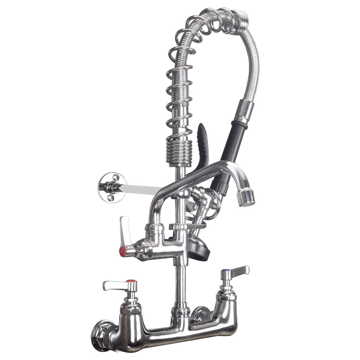 Mstjry Commercial Faucet With Sprayer Commercial Sink Faucet With Sprayer Commercial Wall Mount Faucet Pre Rinse Faucet Restaura
