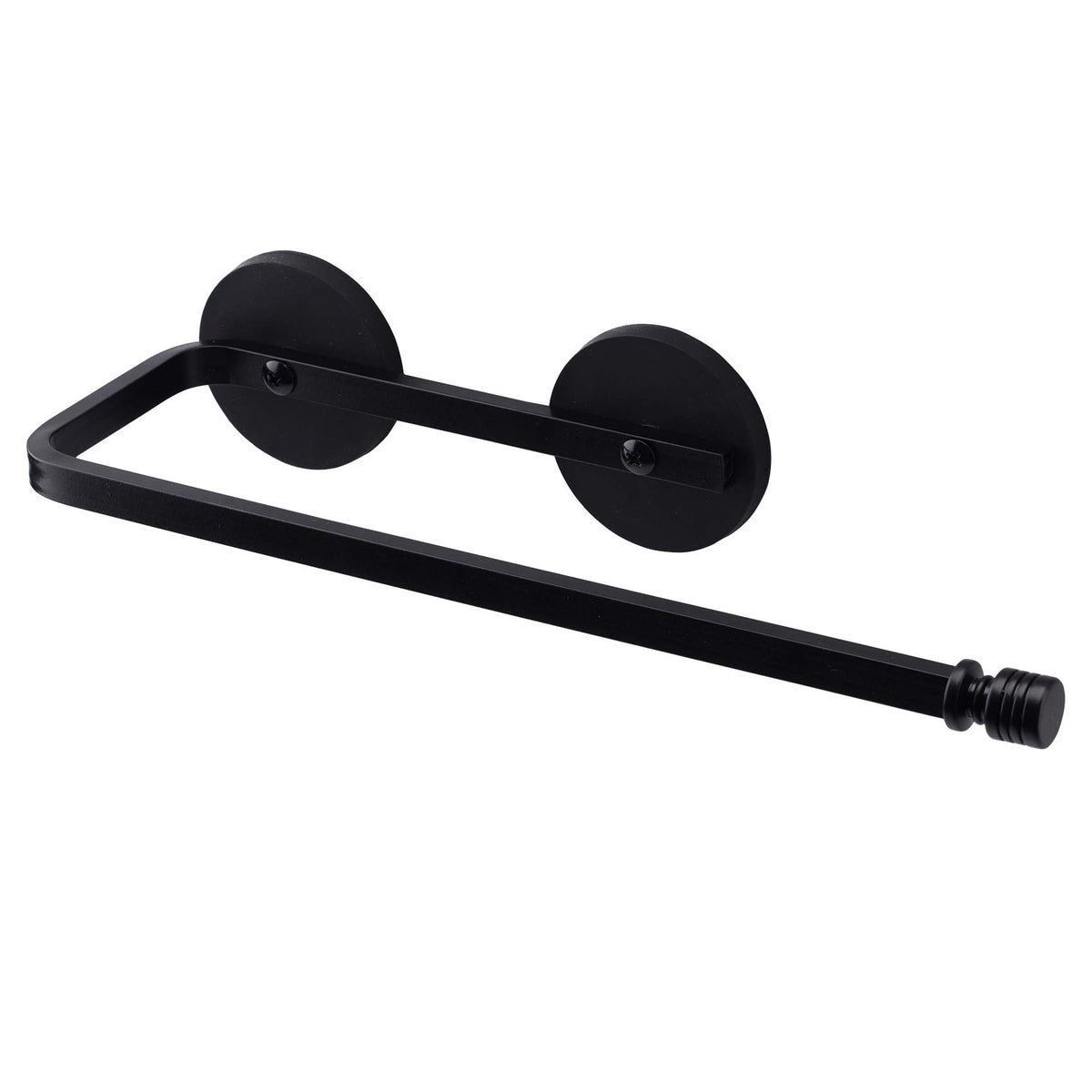 Magnetic Paper Towel Holder Paper Towel Rack Tower Bar For Refrigerator, Metal Cabinet Black