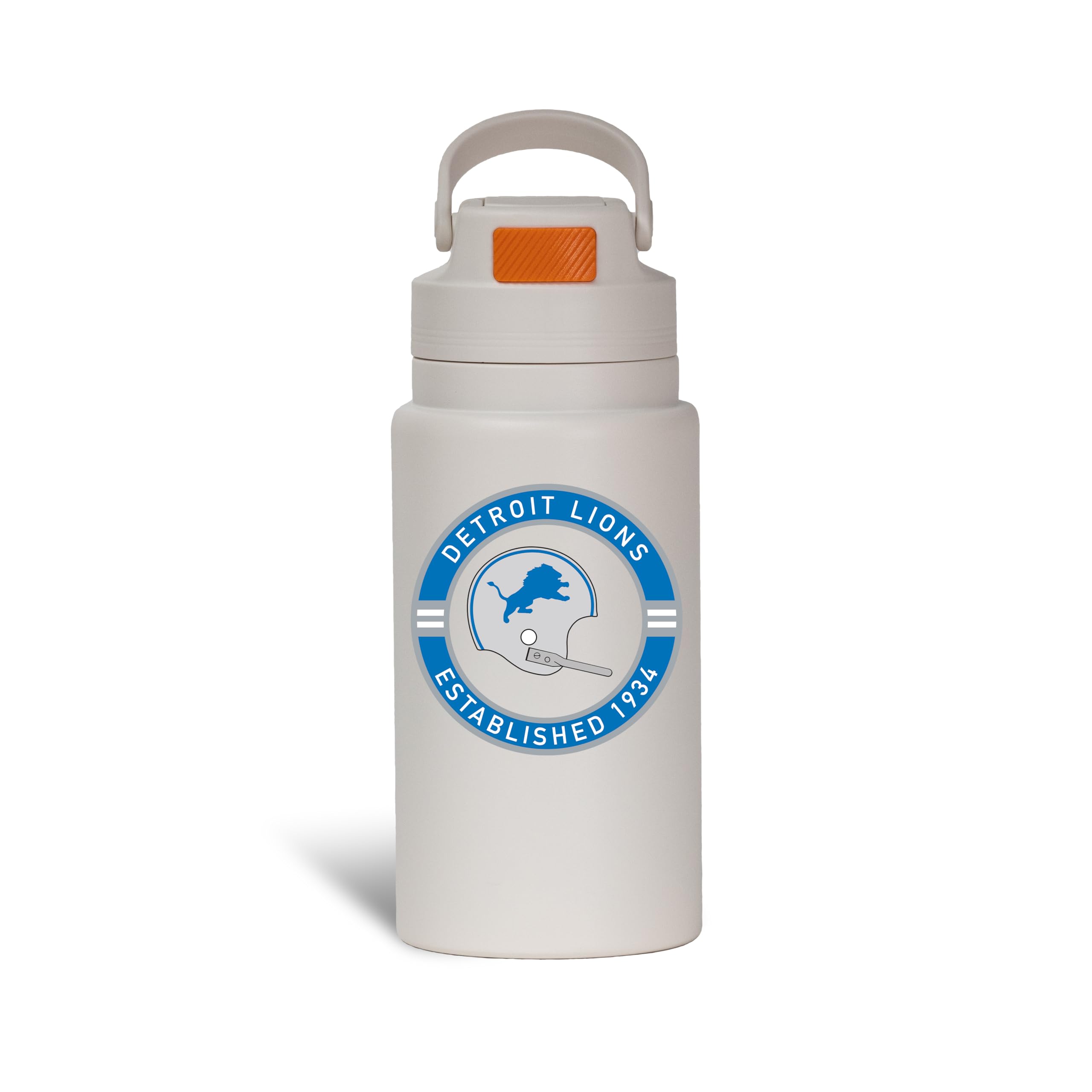 The Memory Company Officially Licensed 26oz Water Bottle with Flip Up Lid, Detroit Lions