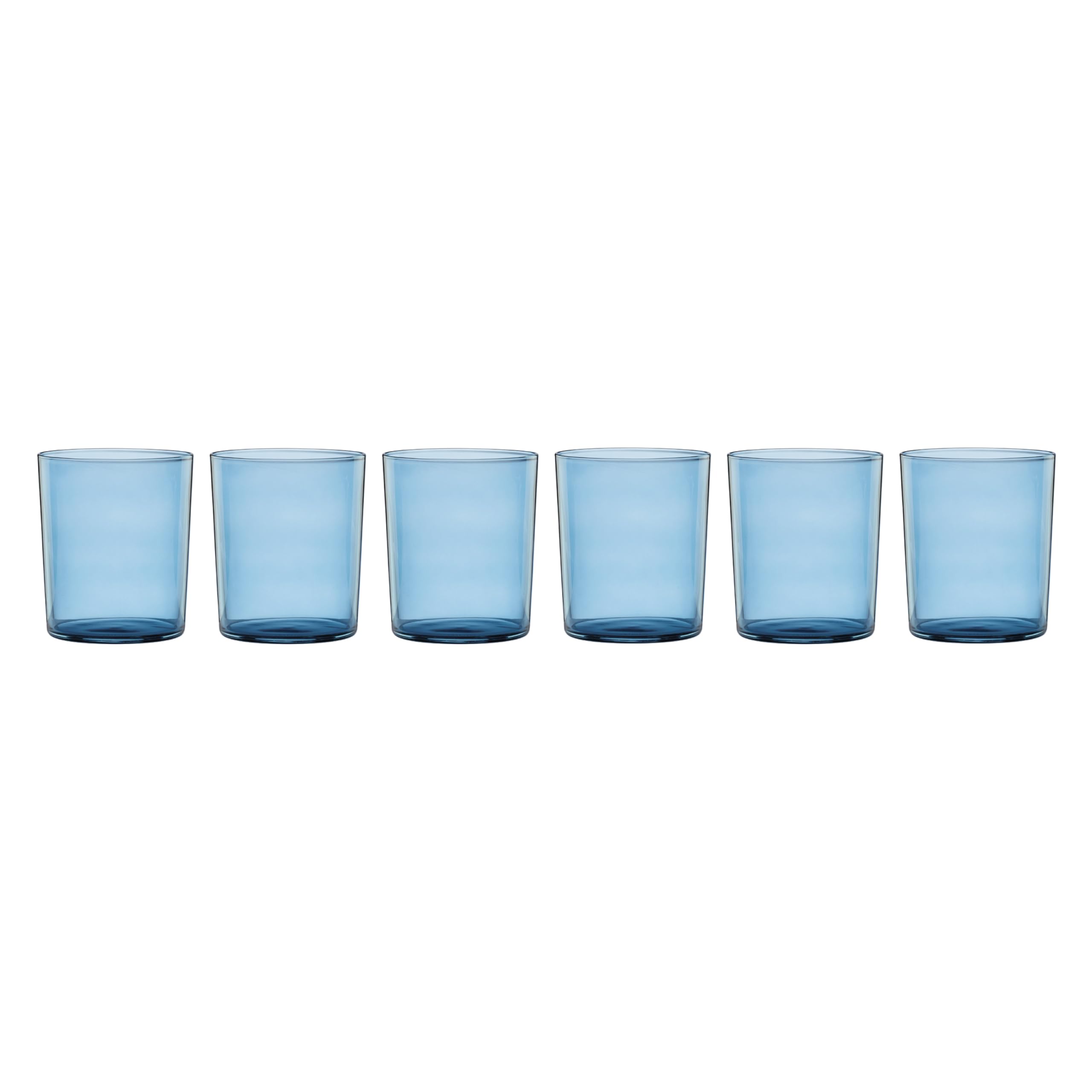 Oneida 898198 Stackable Tall Glasses, Set Of 6, Blue
