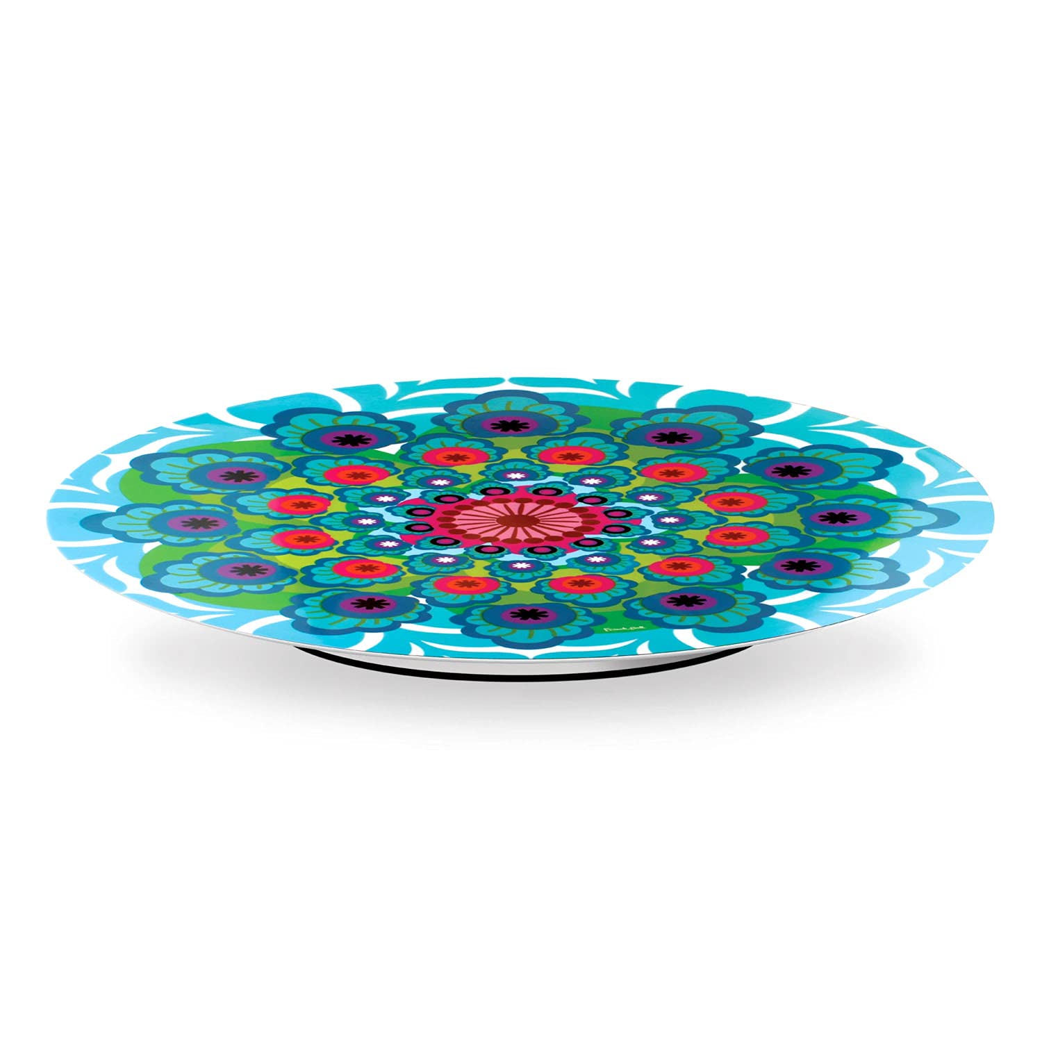 French Bull Lazy Susan Round Rotating Melamine Kitchen Pantry Cabinet Tableware Organizer-Platter, Turntable, Serving, 15-Inch,