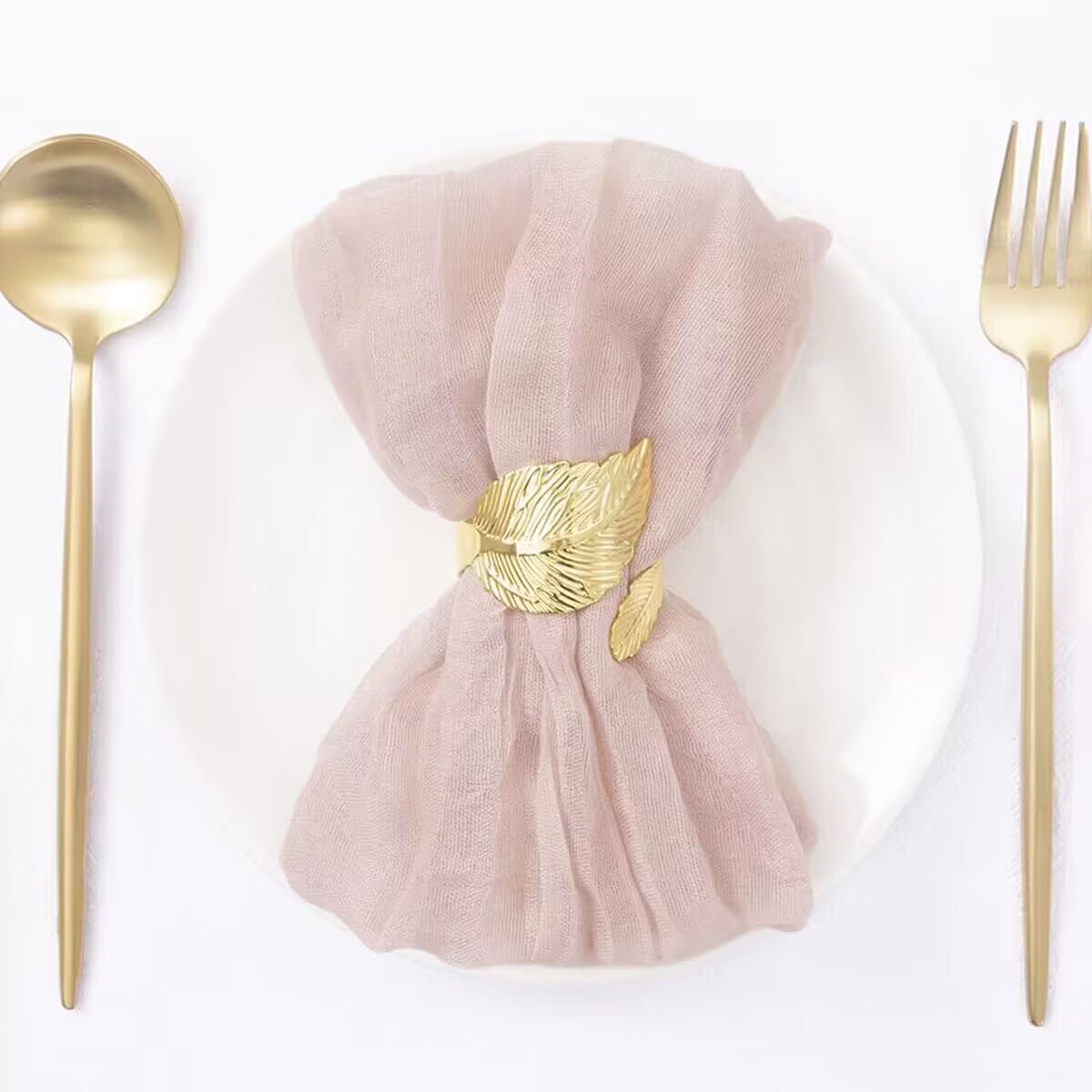 Mlmc Rustic Cheesecloth Napkins Set Of 24 Dusty Pink Gauze Cheese Cloth Napkins 21''X21'' Wrinkled Table Napkins In Bulk For Spr