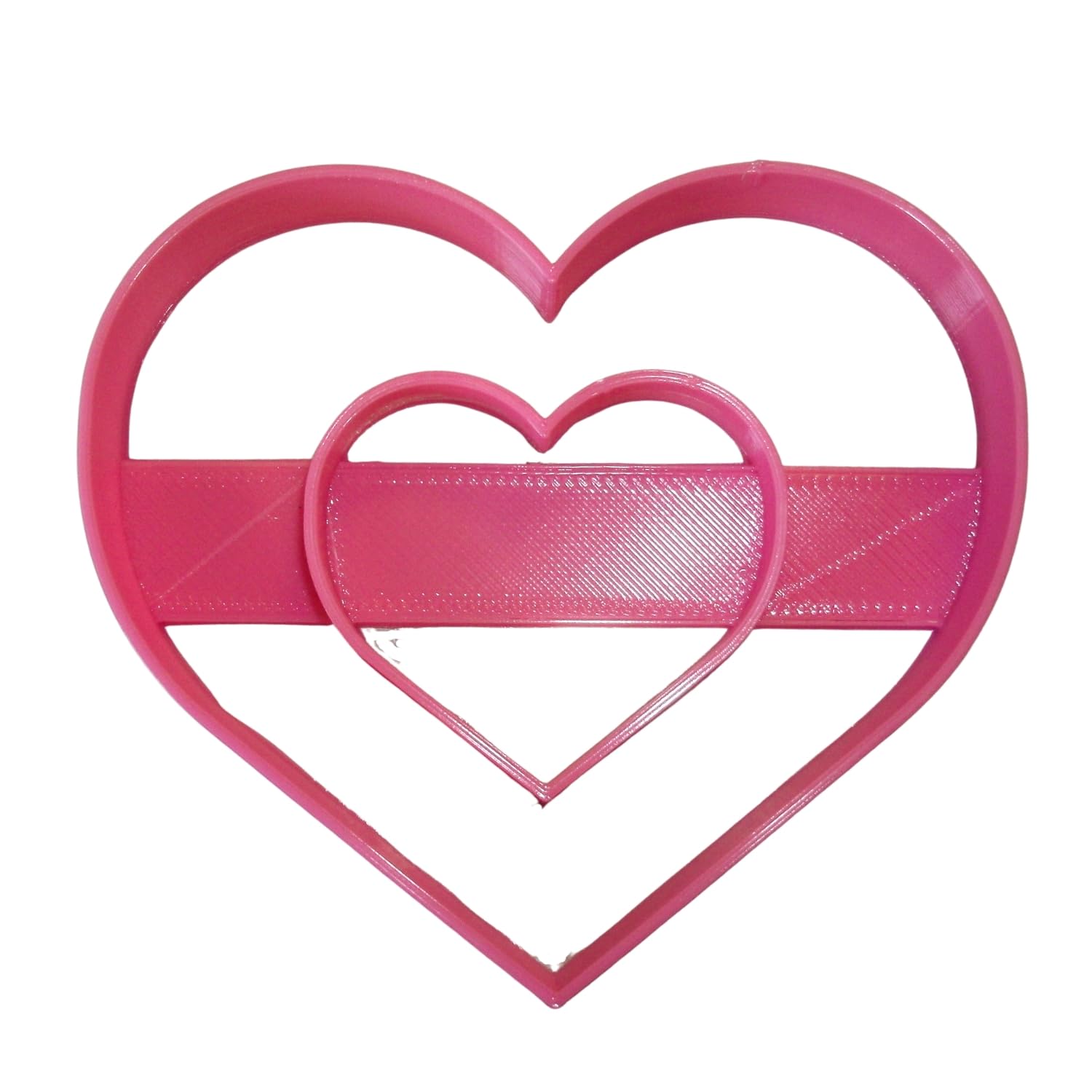 Double Heart Love Bridal Shower Wedding Anniversary Valentine Cookie Cutter Made In Usa Pr301