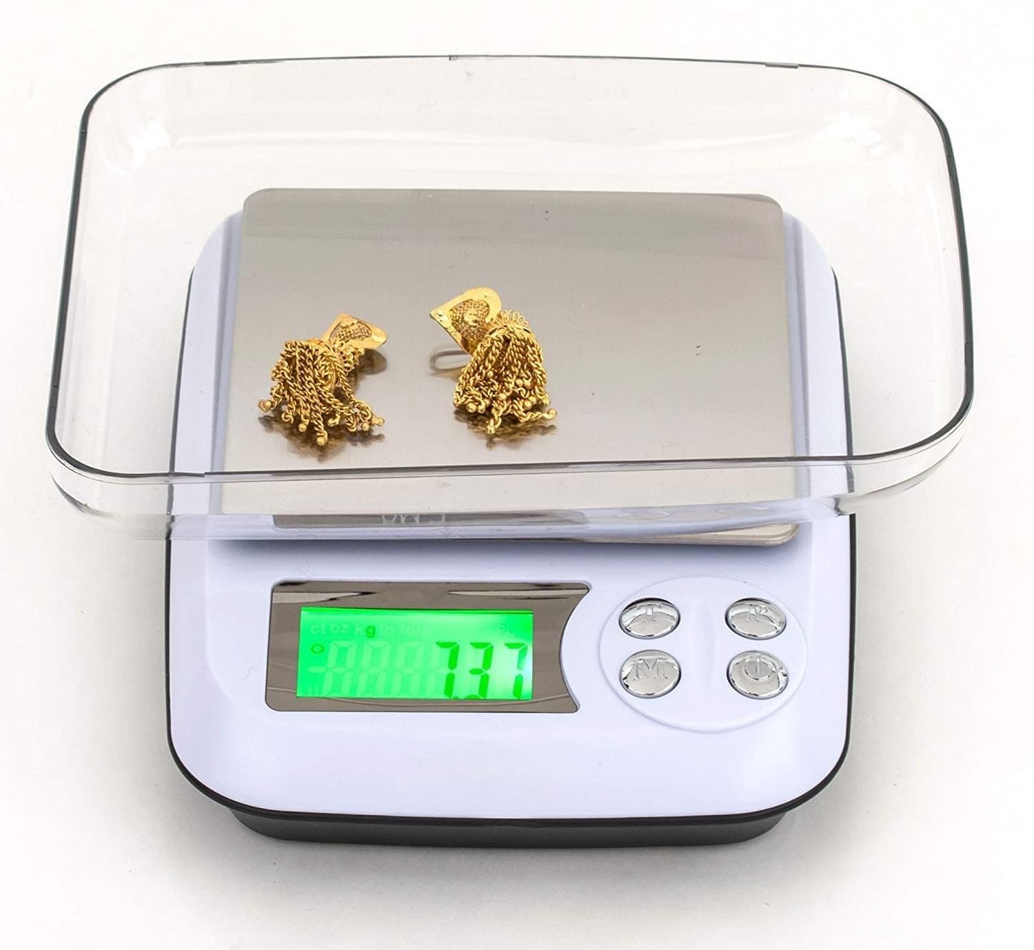 Drcowu Jewellery Weighing Scale 0.1G1000G Digital Pocket | High Accuracy Gold Weight Machine Digital With Tare & Pcs | Compact 