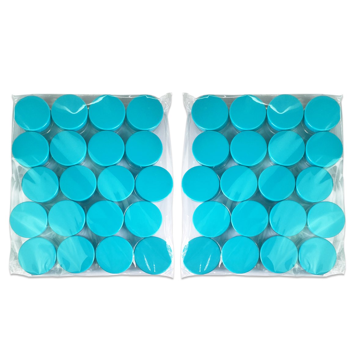 40 New Empty 10 Gram (0.35 Oz) Plastic Pot Jars With Lids For Lip Balms, Salves, Creams, Cosmetics, Nail Accessories, Rhinestone