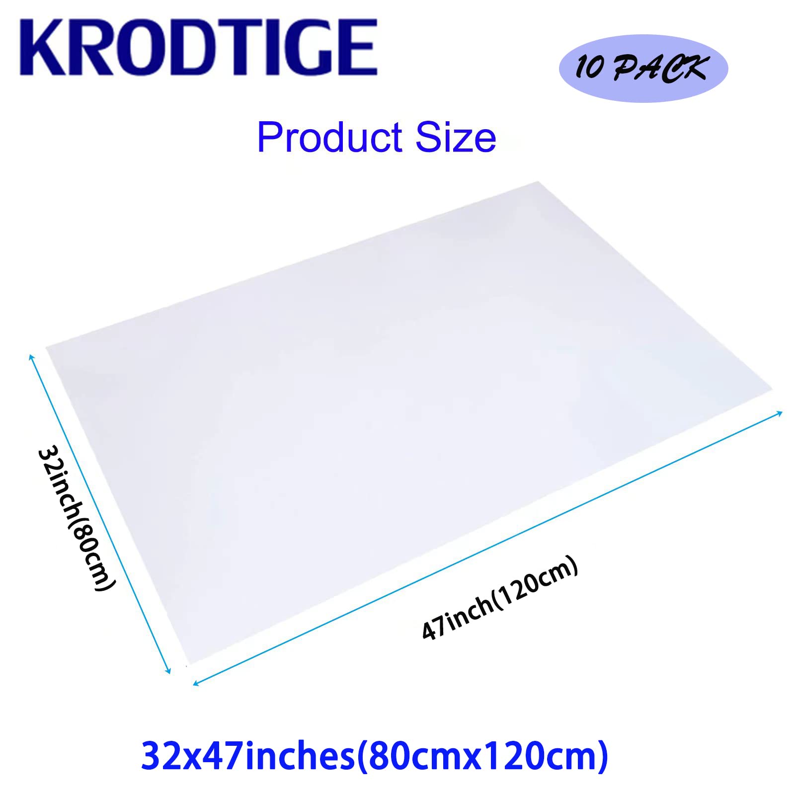 10 Pack 32 * 47 Inches 2 Mil Large Flat Clear Big Dustproof Moistureproof Plastic Storage Bags, Perfect For Clothes And Big Plus