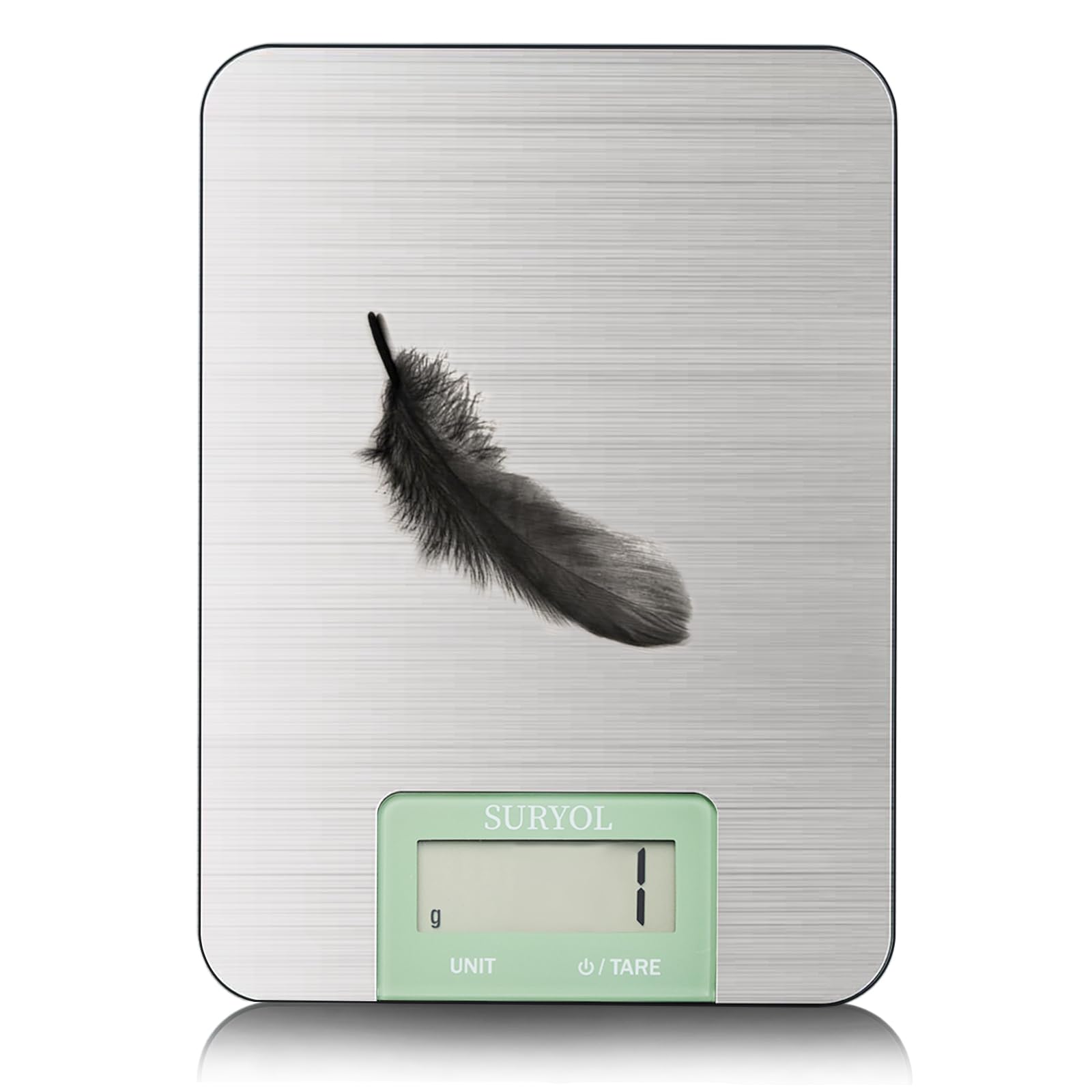 Suryol Food Kitchen Scale (Shiny Green)