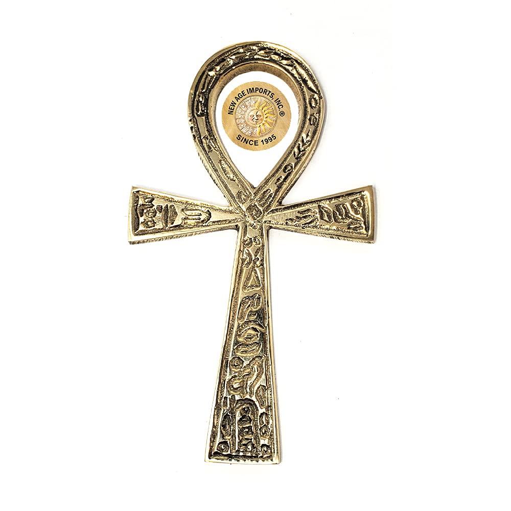 Solid Brass Ankh 4~ Perfect for your Altar, Wall D  cor, Gift Giving, Ritual needs. Made of 100% yellow brass quality product by