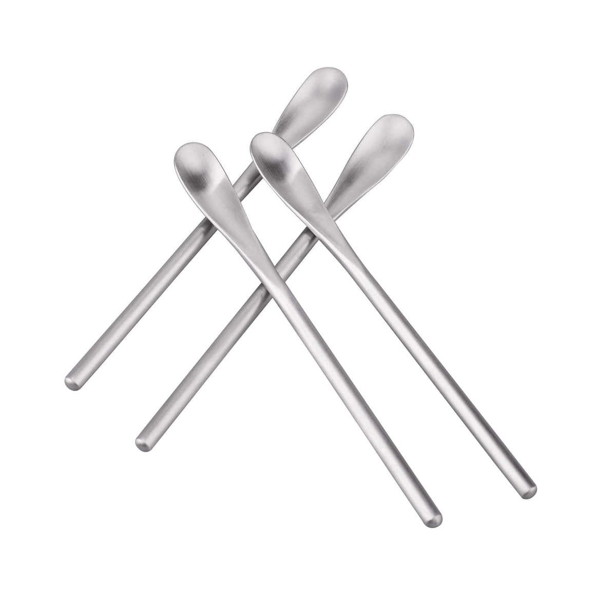 Imeea Coffee Stirrers Demitasse Espresso Spoons Sus304 Stainless Steel Coffee Stir Sticks 5.9-Inch Tea Spoon, Set Of 4