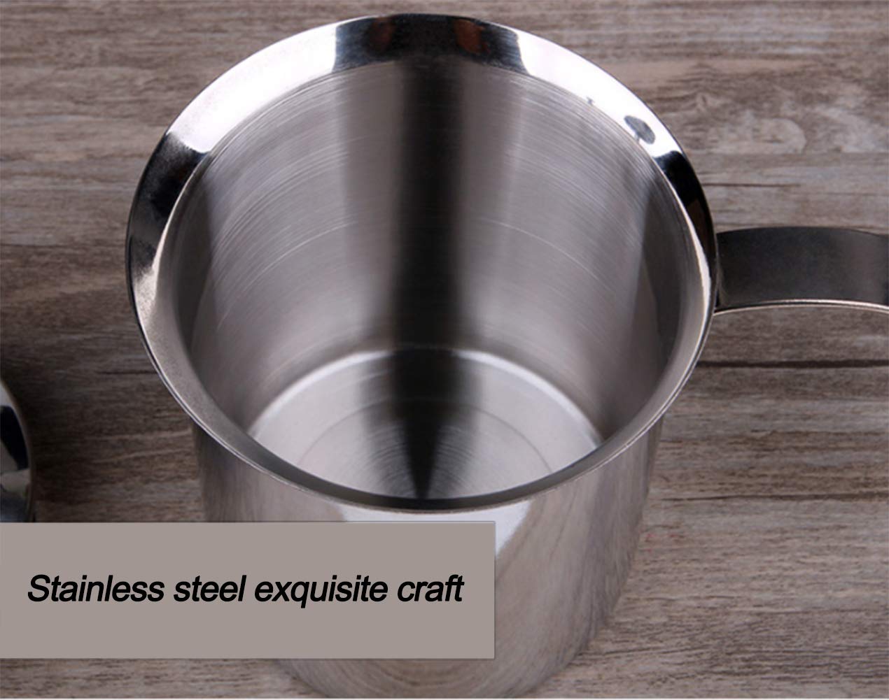 Manual Stainless Whipped Cream Dispenser - Stainless Steel Handheld Diy Whipped Cream Dispenser - Perfect Cream Whipper Maker Fo
