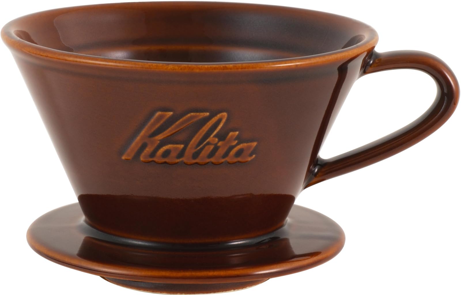 Kalita #02113 DACHI MI 185 Coffee Dripper, Mino Ware, High Heat Retention, Porcelain, For 2-4 People, Dachi MI 185 Dripper, Glos