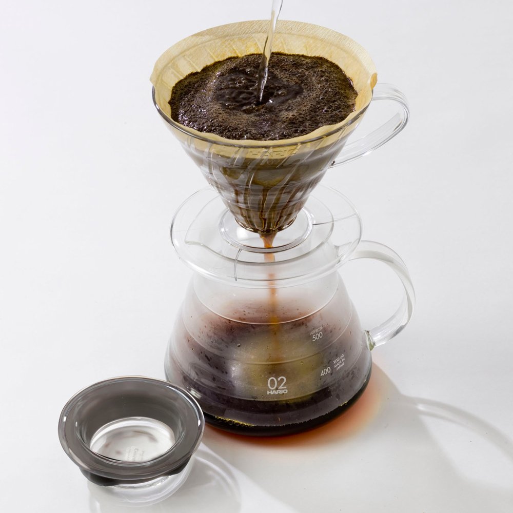 Hario V60 Glass Range Coffee Server  600ml  Clear