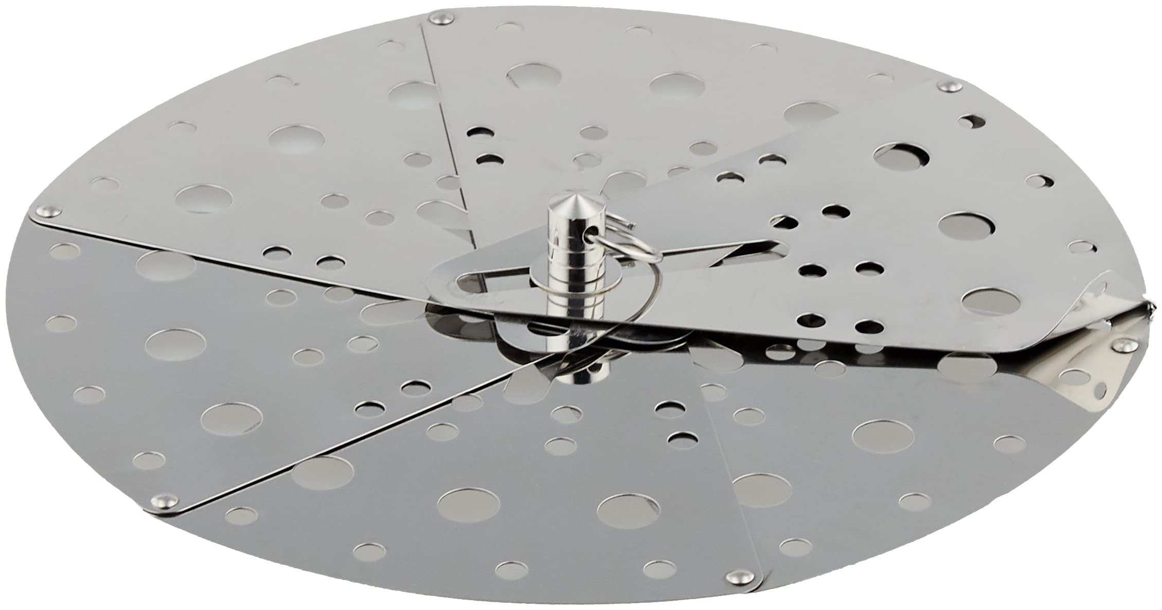 Shimomura Industry Tamahashi Fo-1 Free Size Drop Lid, 5.5-9.1 Inches (140-230 Mm), Stainless Steel, Japan