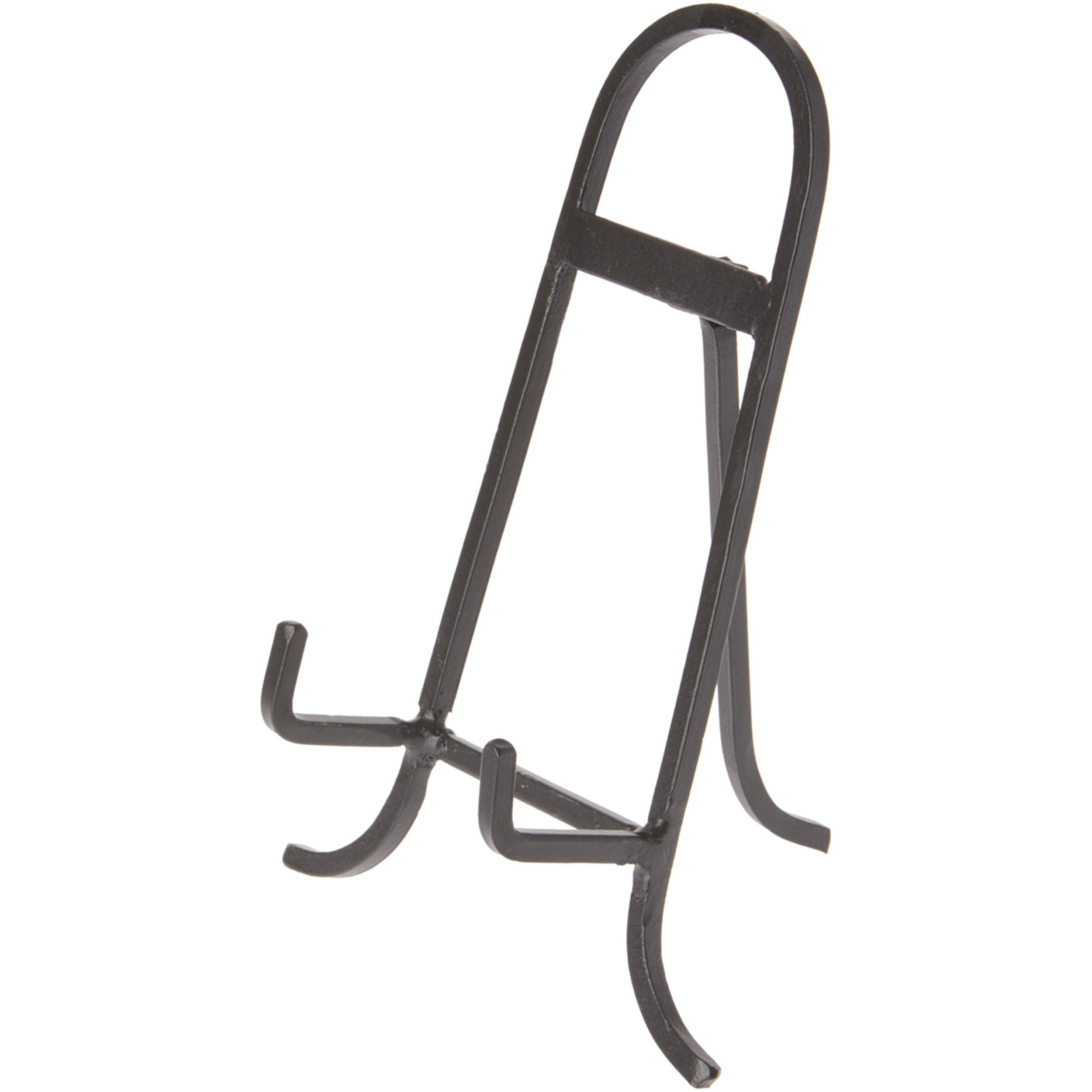 Bards Black Wrought Iron Easel, 9.25 H x 6.25 W x 5 D, Pack of 2