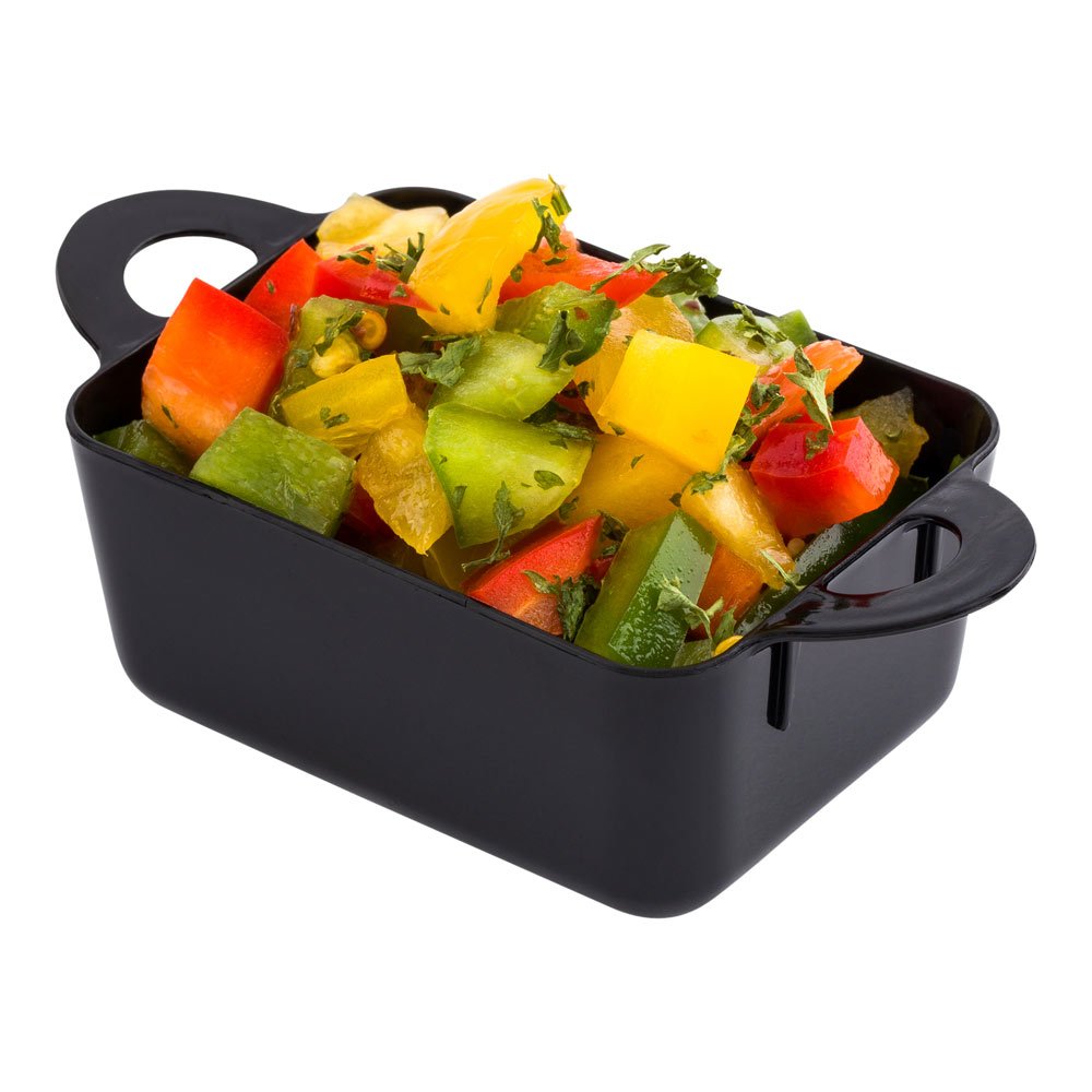 Restaurantware Restaurantware 3 Ounce Mini Serving Dishes, 100 Disposable Mini Appetizer Dishes - Mimics The Look Of Cocottes, R