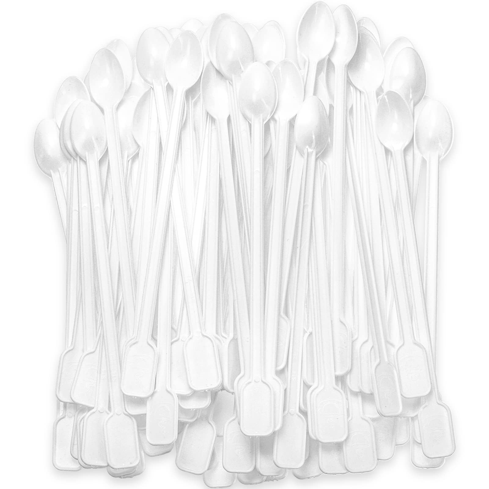 Deayou 1000 Pcs Plastic Coffee Stirrer, 5'' Disposable Stir Sticks For Drinks Cocktails, Mini Coffee Stirring Spoon Rod For Blen
