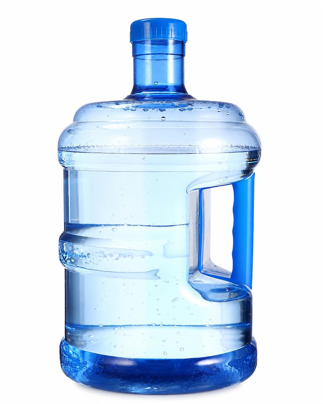 SEWACC Water Bottle 2 Gallon Portable Water Containers with Handle Large Capacity Large Reusable Motivational Jug for Camping Ou