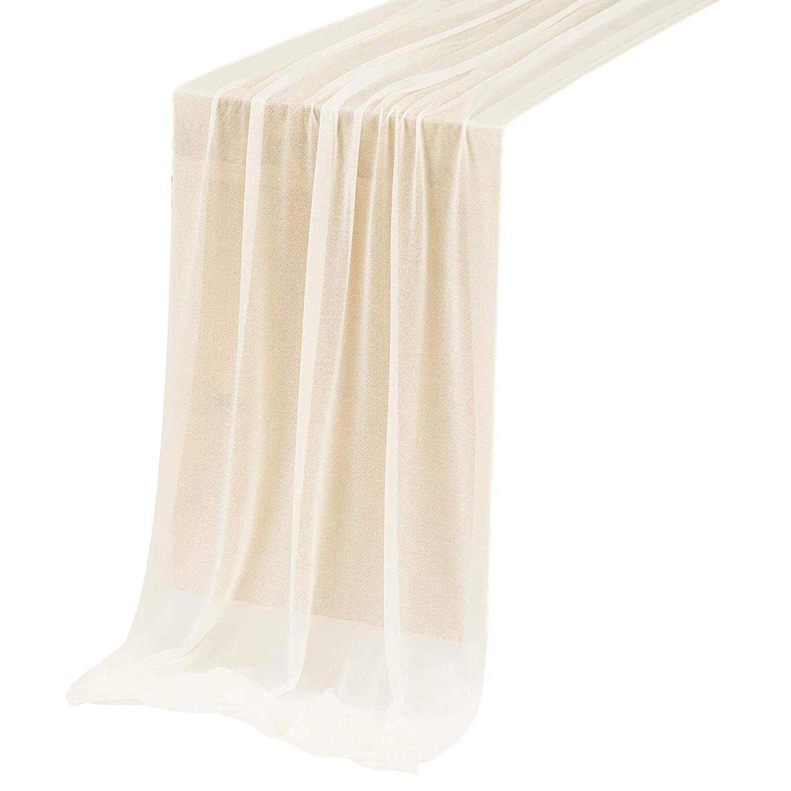 MerishoppChiffon Table Runner Rustic Table Cloth For Banquets Decor White 70X300Cm|Home & Garden | Wholesale Lots | Wedding & Pa