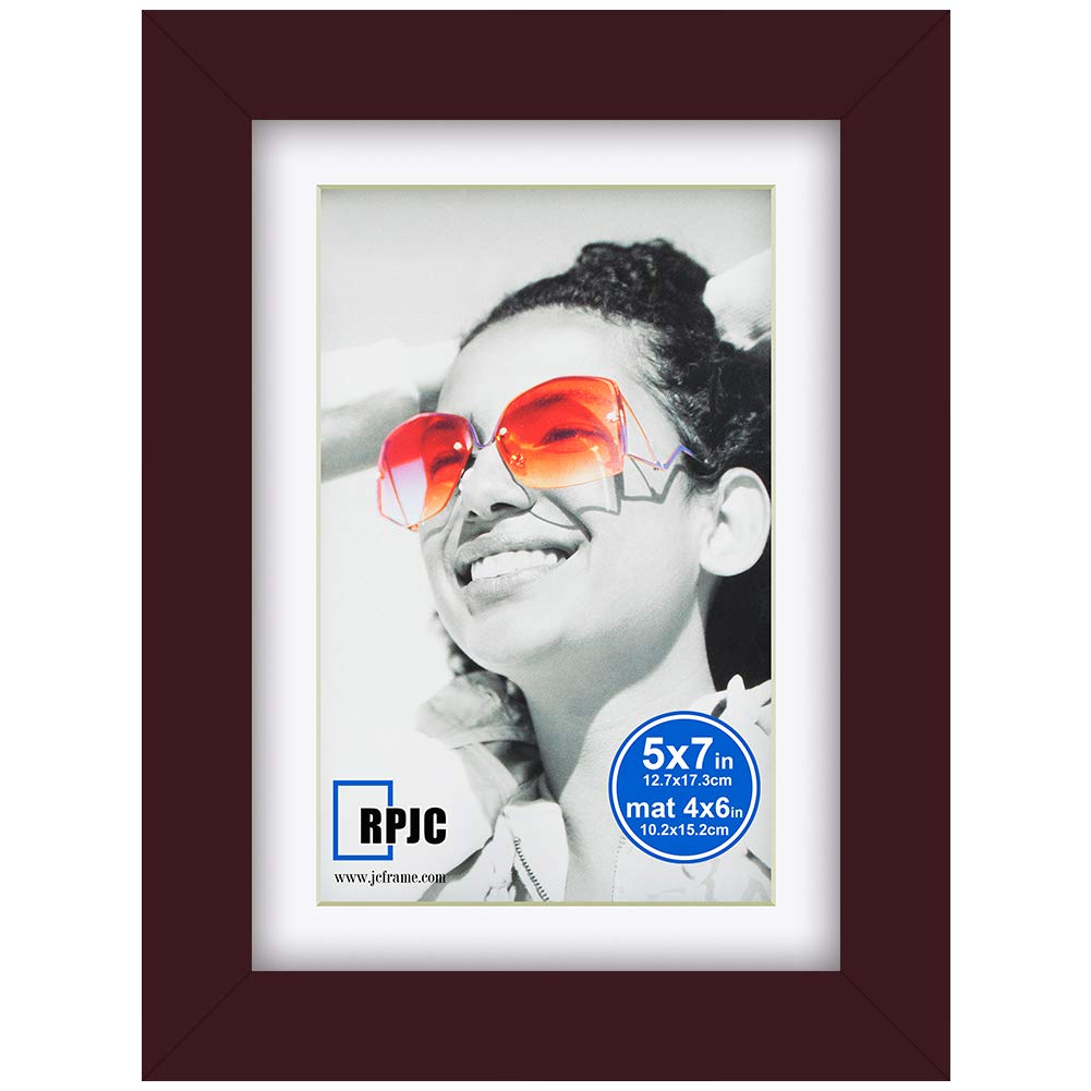 RPJC 24x36 Inch Solid Wood Poster Frame for Wall Mounting Hanging Picture Frames Dark Brown