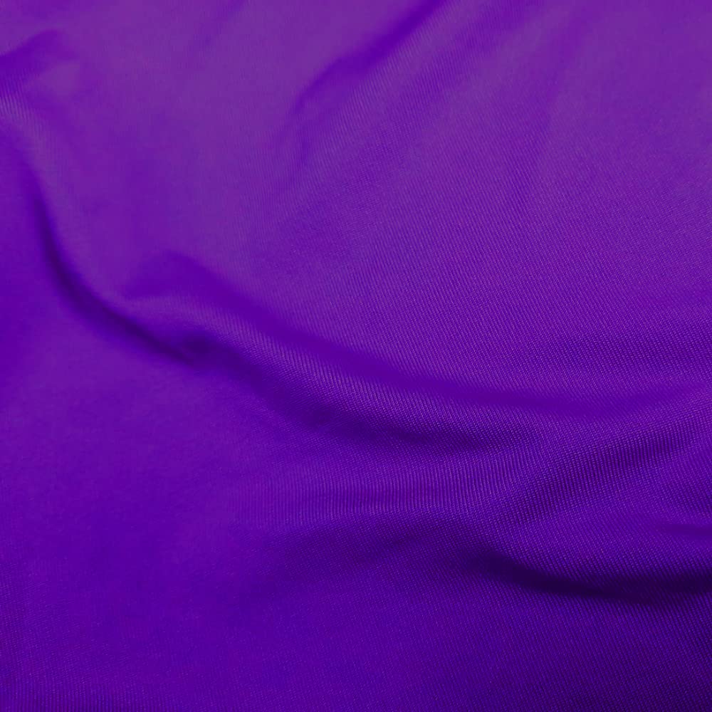 Gowinex 2 Pack 6Ft Purple Spandex Tablecloth Stretch Fitted Table Cover For Rectangular Table Event, Wedding, Banquet And Partie